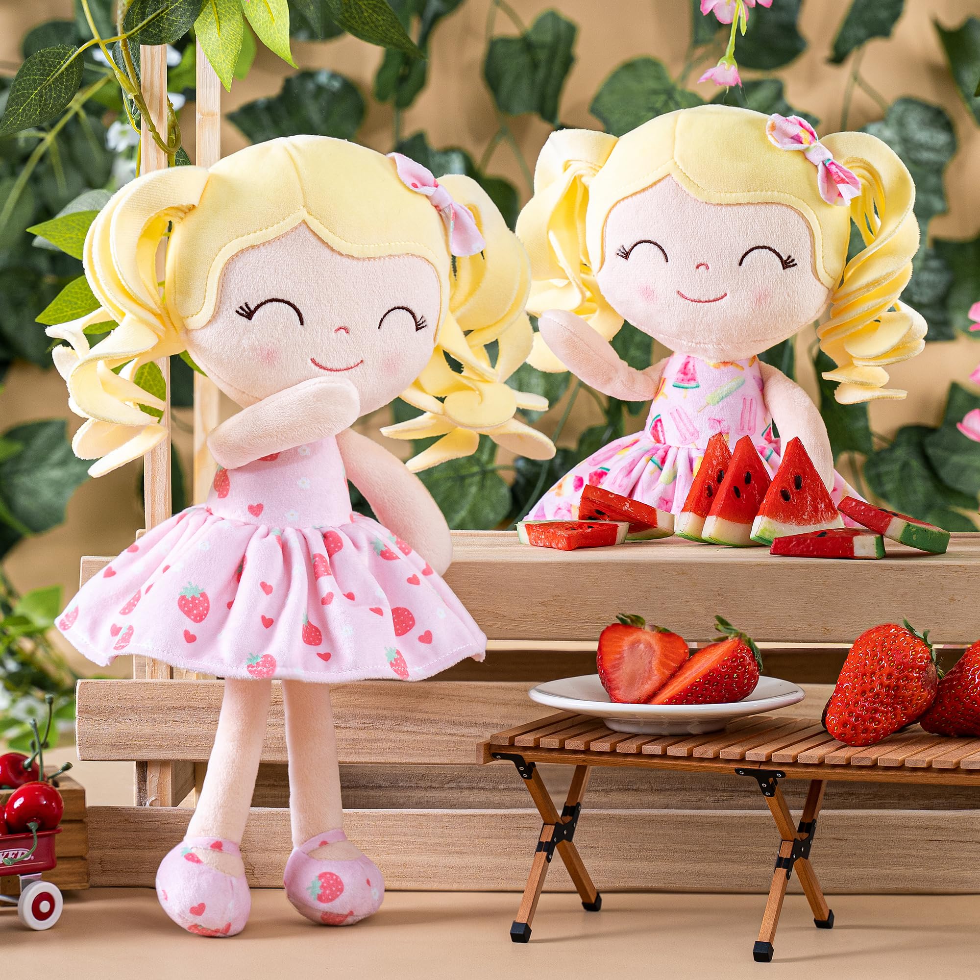 Foto 7 | Muñeca Gloveleya  Rag Doll Suaves Y Rizadas De Primavera - Venta Internacional