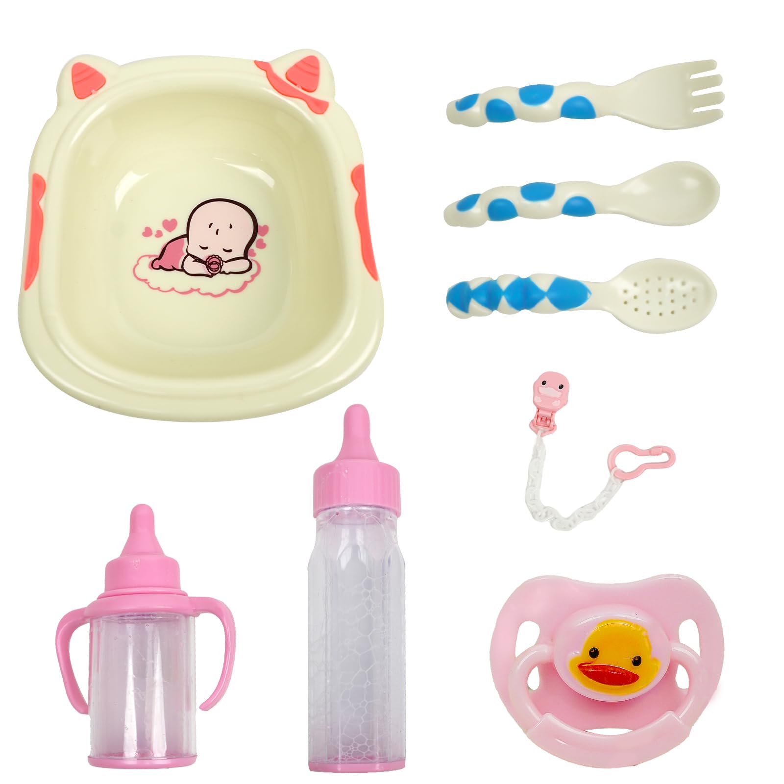 Foto 2 pulgar | Set de Alimentación Para Muñecas Myrebaby de 8 Piezas con Accesorios para Más de 3 Años - Venta Internacional