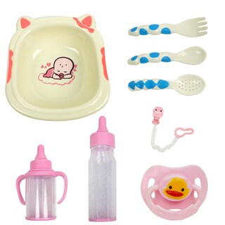 Foto 1 | Set de Alimentación Para Muñecas Myrebaby de 8 Piezas con Accesorios para Más de 3 Años - Venta Internacional