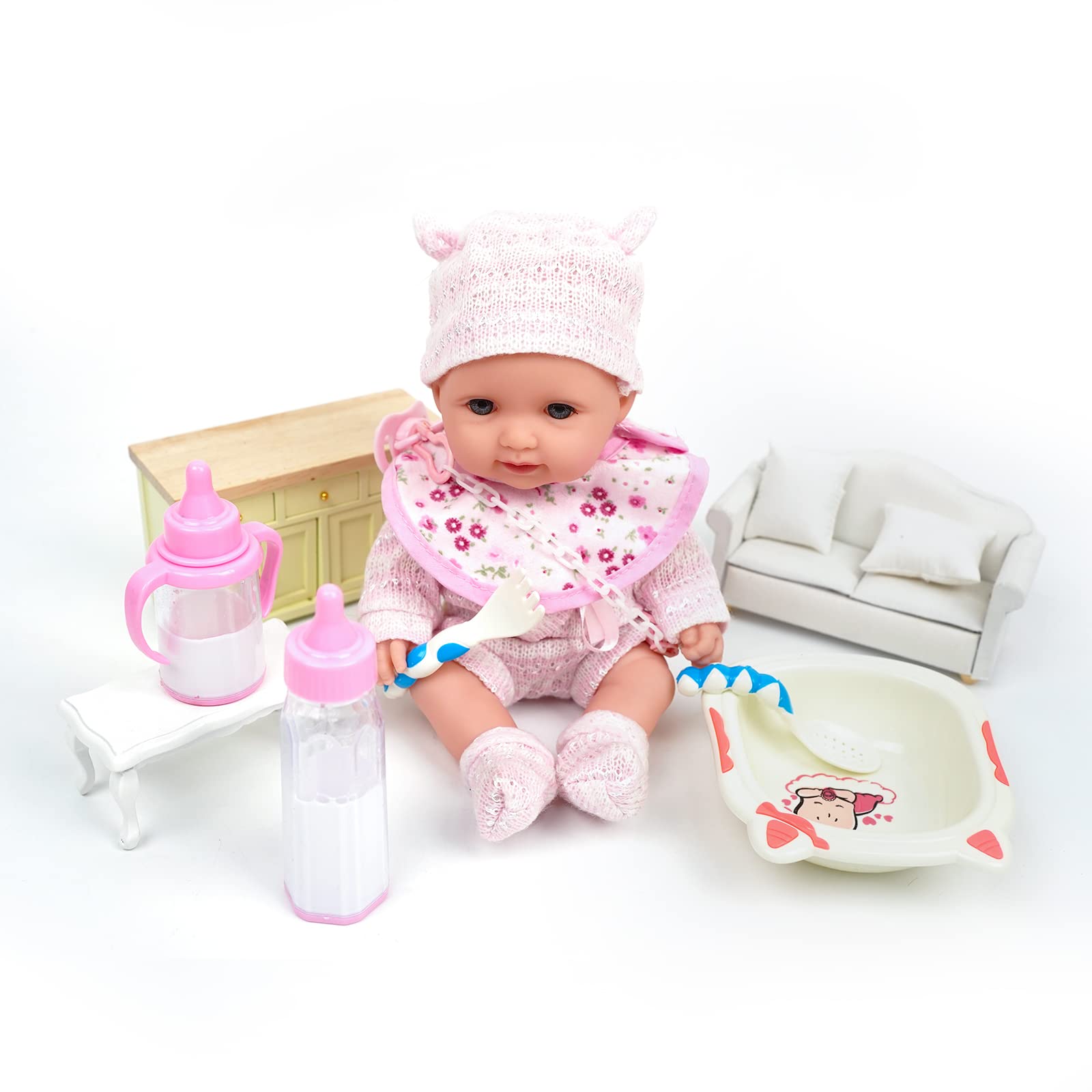 Foto 5 pulgar | Set de Alimentación Para Muñecas Myrebaby de 8 Piezas con Accesorios para Más de 3 Años - Venta Internacional