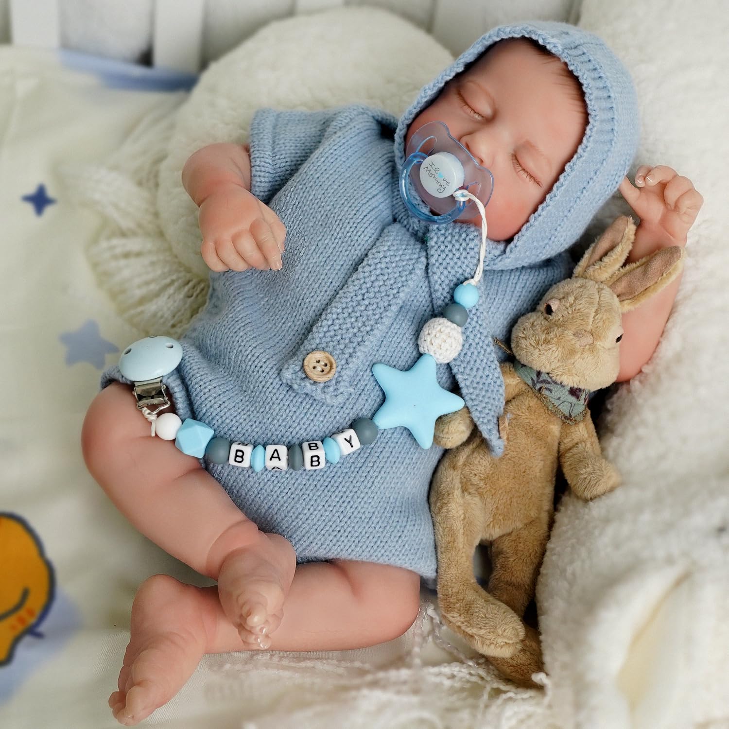 Foto 5 pulgar | Muñeca Reborn Baby Doll Blrags De 43 Cm Con Kit De Alimentación, Caja De Regalo Para Mayores De 3 Años - Venta I