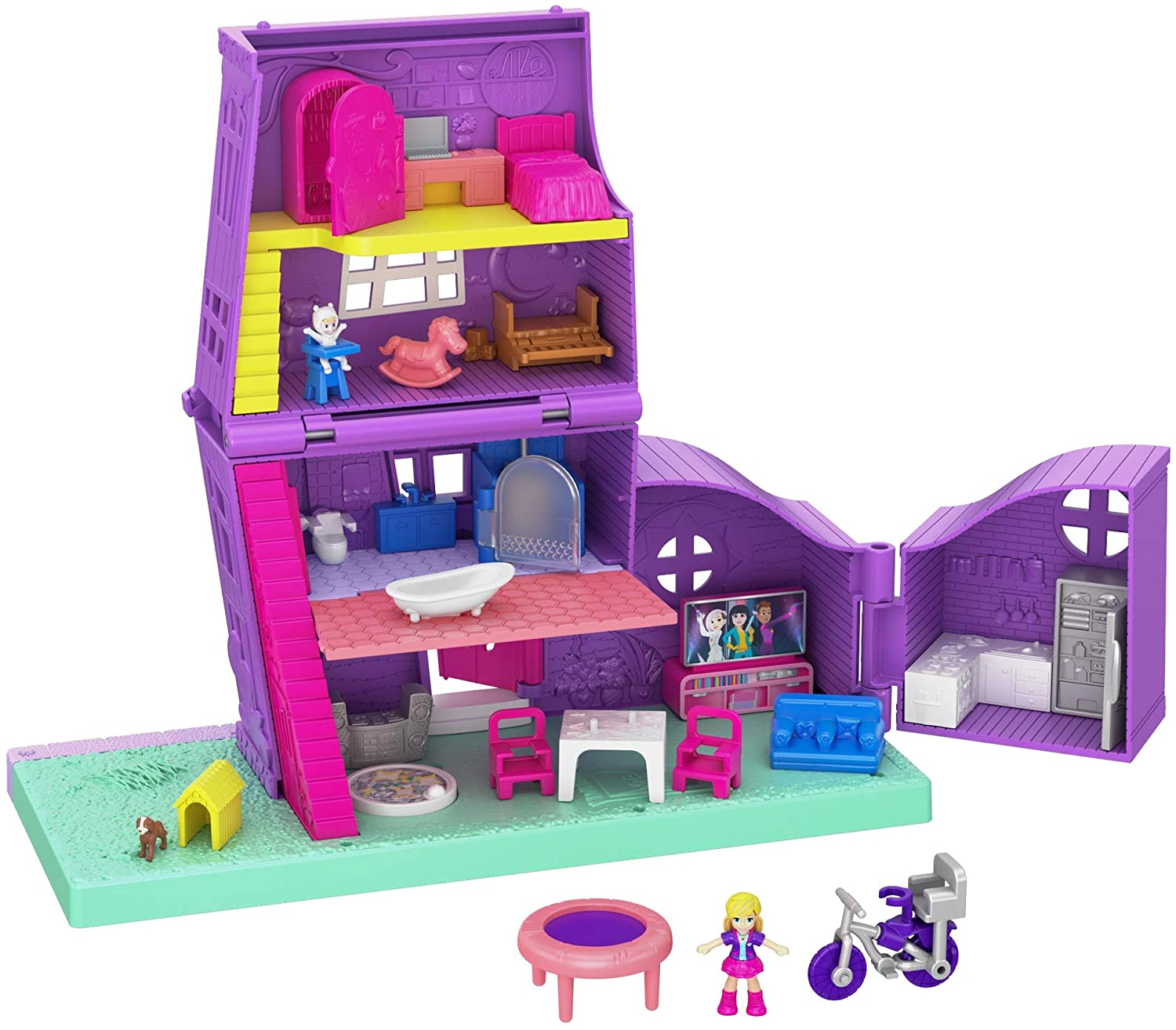 Foto 2 pulgar | Casa de Bolsillo de Pollyville Polly Pocket- Venta Internacional