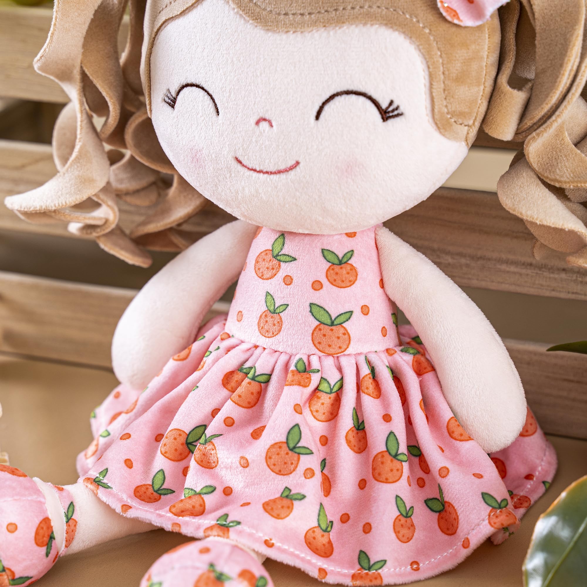 Foto 7 pulgar | Muñecas Rag Doll Gloveleya Anaranjada - Venta Internacional