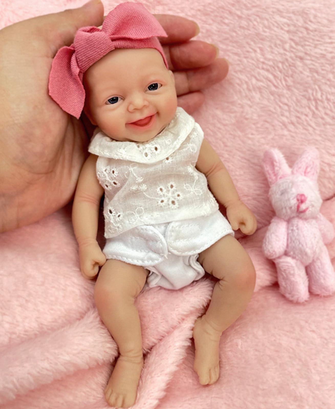 Foto 5 pulgar | Muñeca de Silicona Reborn Myrebaby De 7 Pulgadas con Accesorios - Venta Internacional