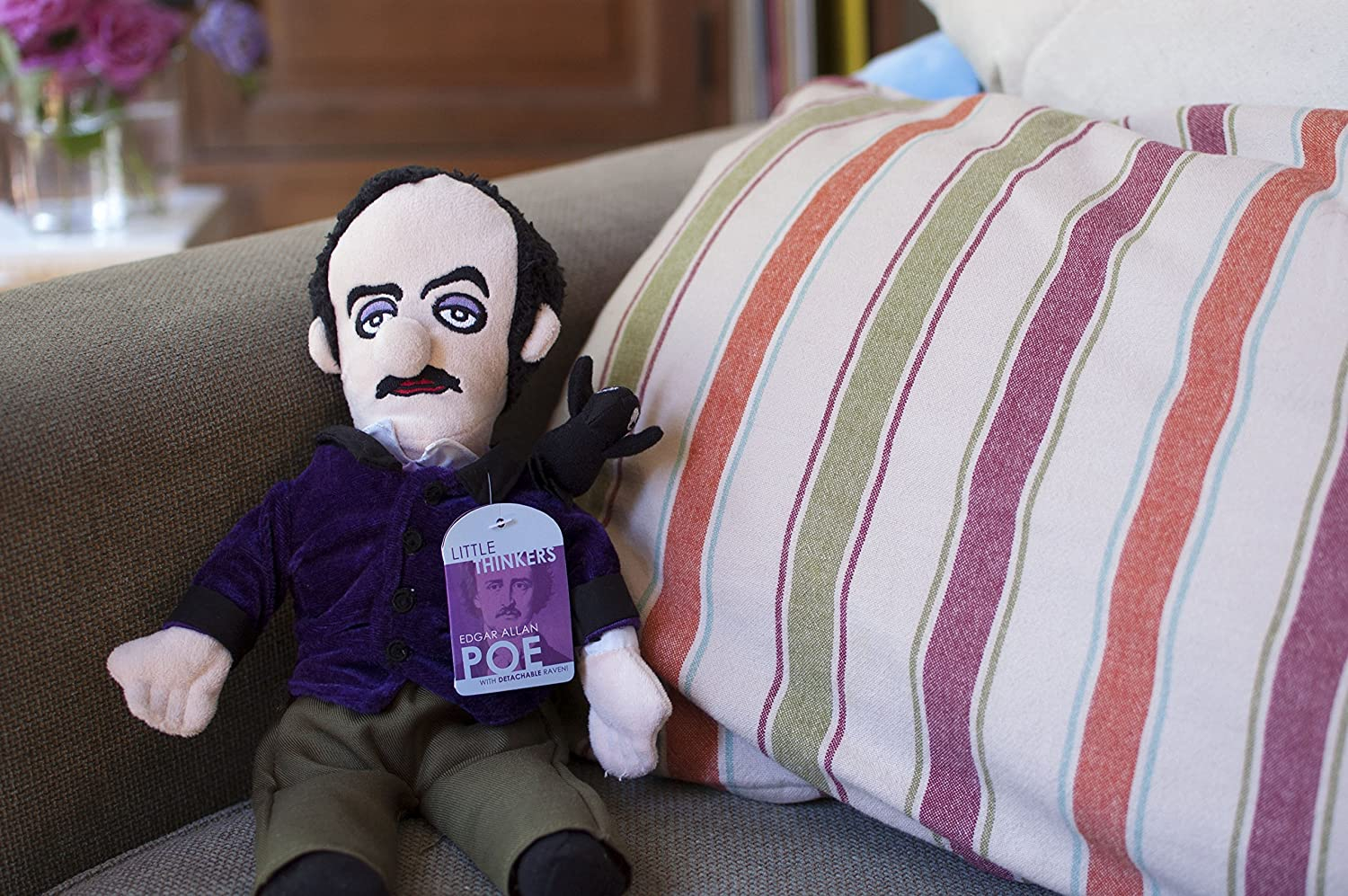 Foto 5 pulgar | Muñeco de Edgar Allan Poe Little Thinker The Unemployed Philosophers Guild - Venta Internacional
