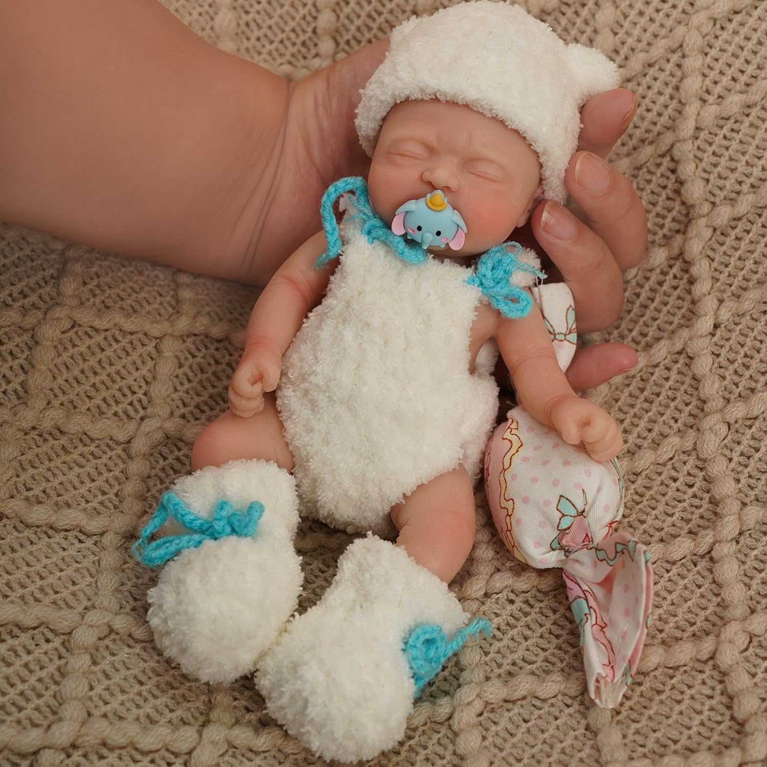 Foto 2 pulgar | Muñeca Reborn Con Forma Realista, 18 Cm, Silicona Totalmente Plateada - Venta Internacional.