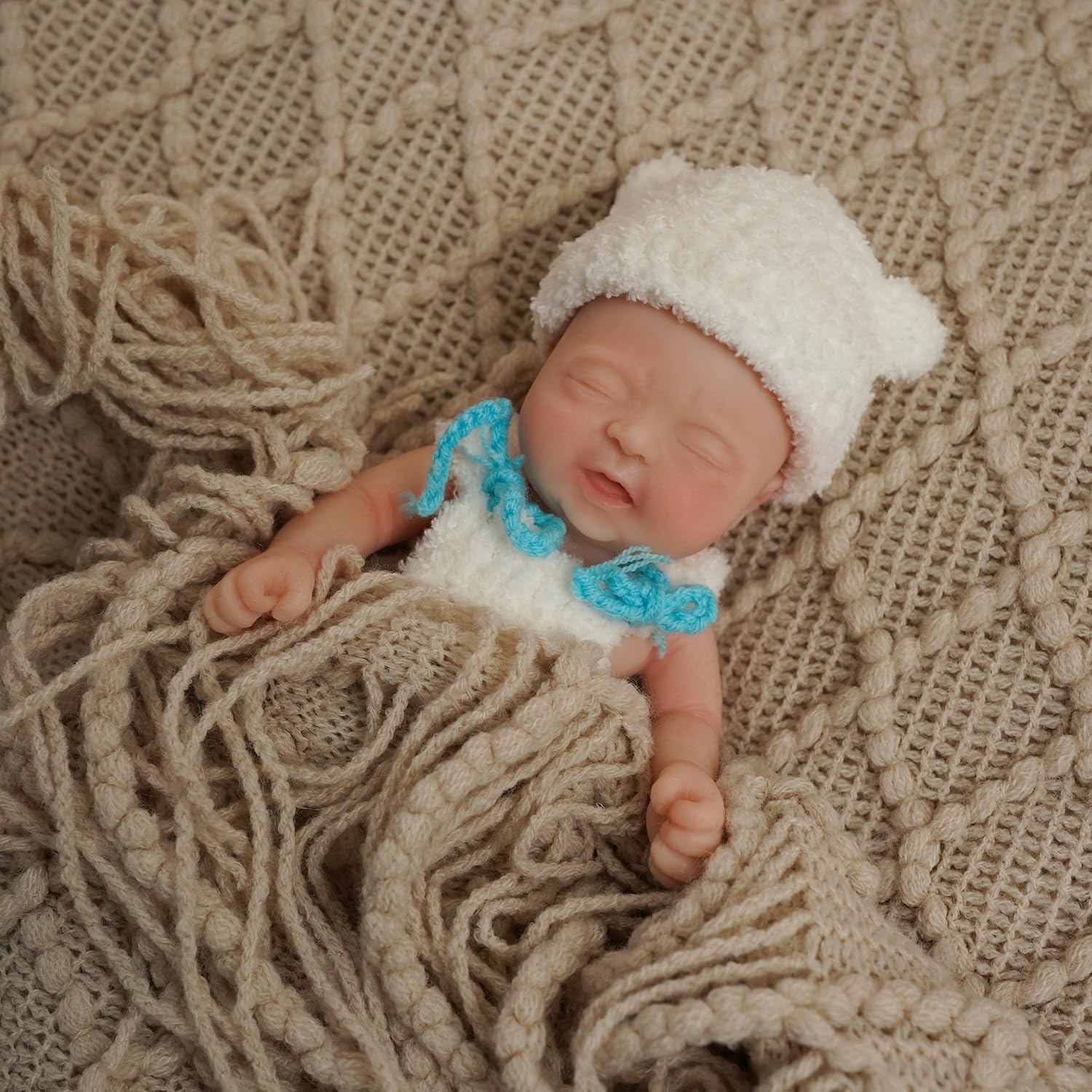 Foto 3 pulgar | Muñeca Reborn Con Forma Realista, 18 Cm, Silicona Totalmente Plateada - Venta Internacional.