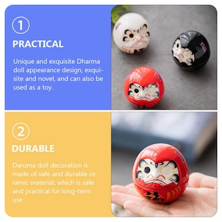 Foto 3 | Estatua Zen de Cerámica Nueobesty Dharma Good Luck - Venta Internacional