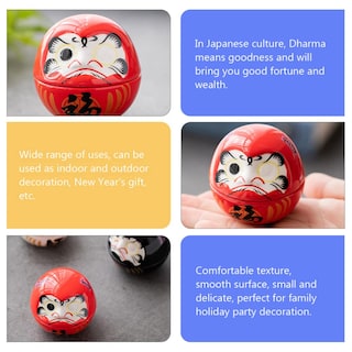 Foto 7 | Estatua Zen de Cerámica Nueobesty Dharma Good Luck - Venta Internacional