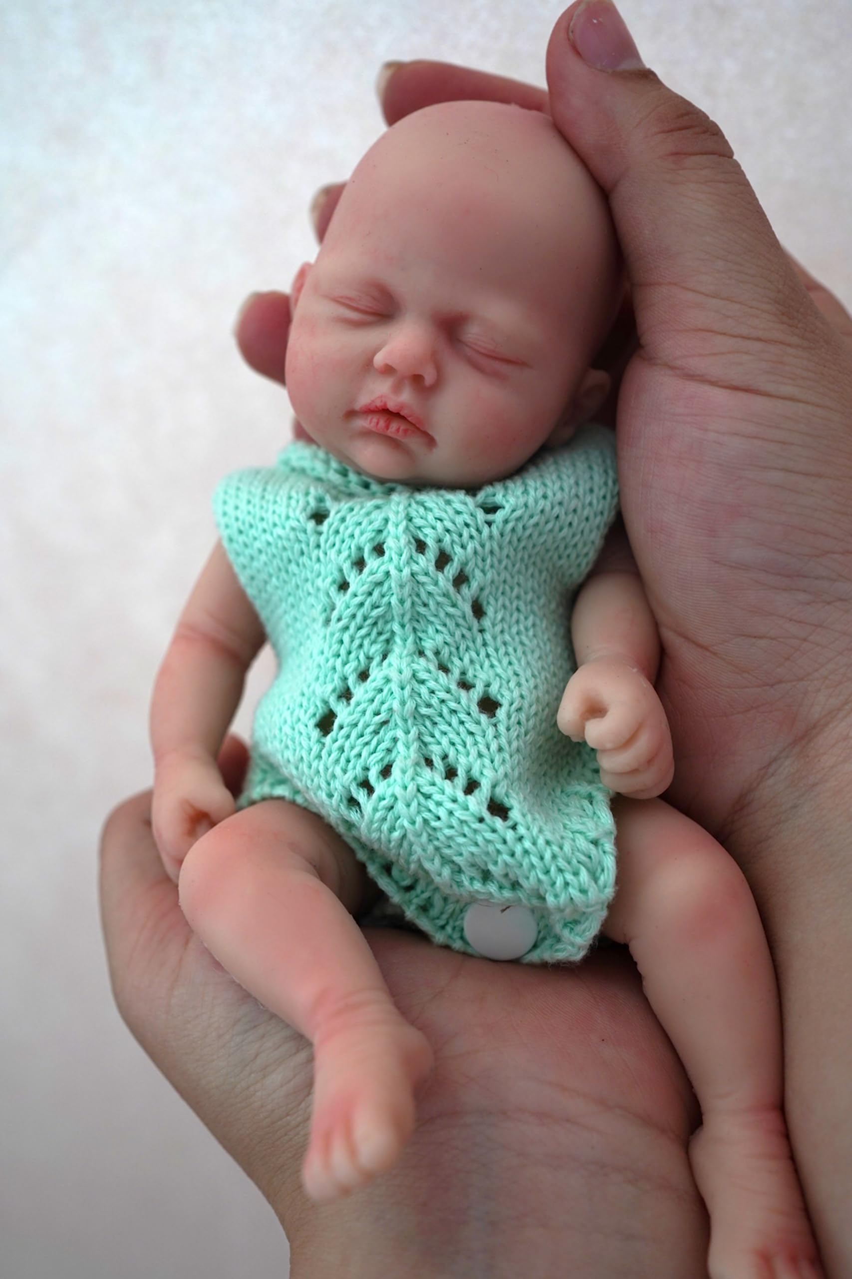 Foto 1 | Muñeca Reborn Myrebaby Mini De Silicona, 18 Cm, Cuerpo Completo - Venta Internacional.