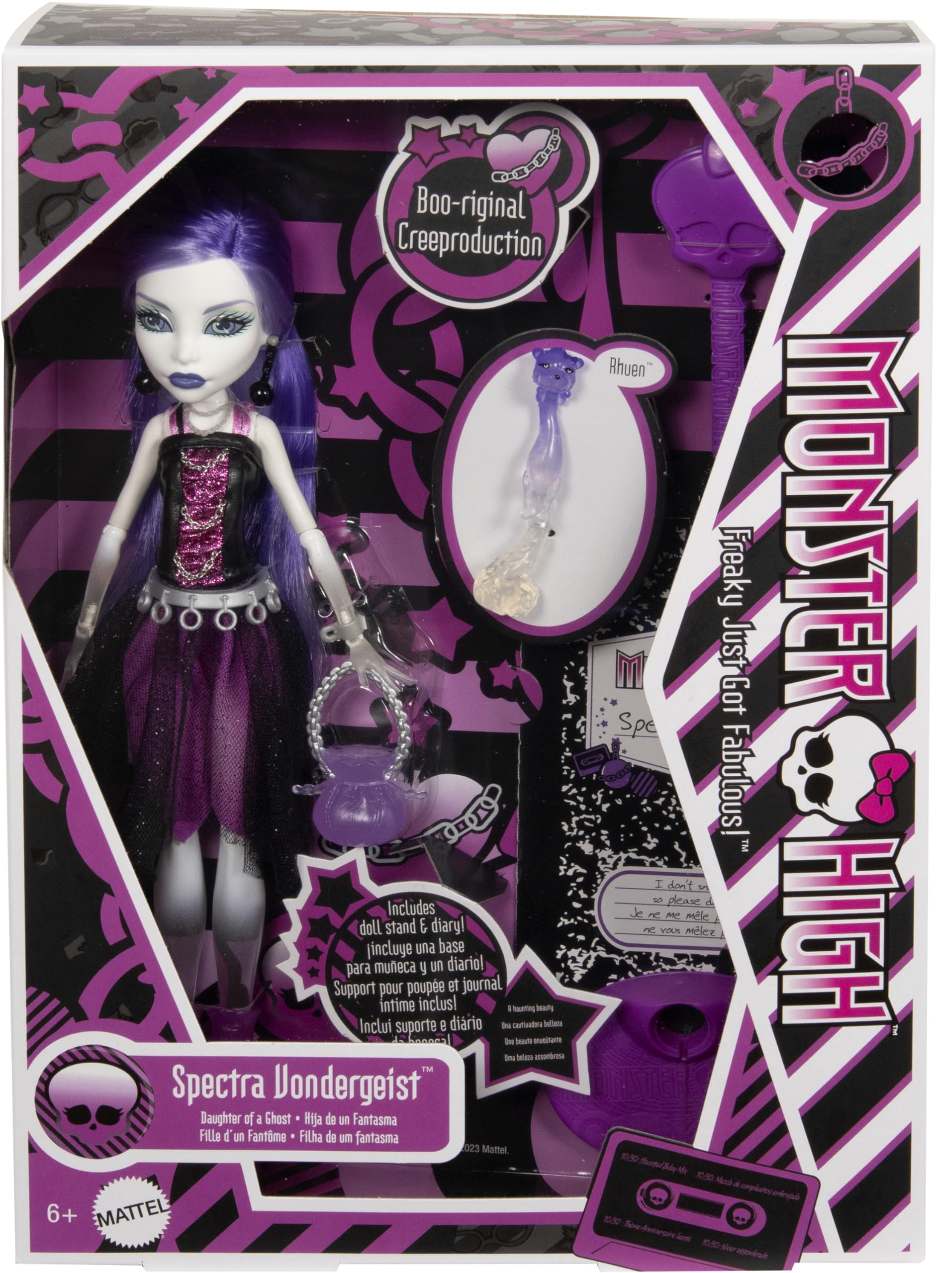 Foto 7 pulgar | Muñeca Monster High Booriginal Creeproduction Spectra Vondergeist - Venta Internacional