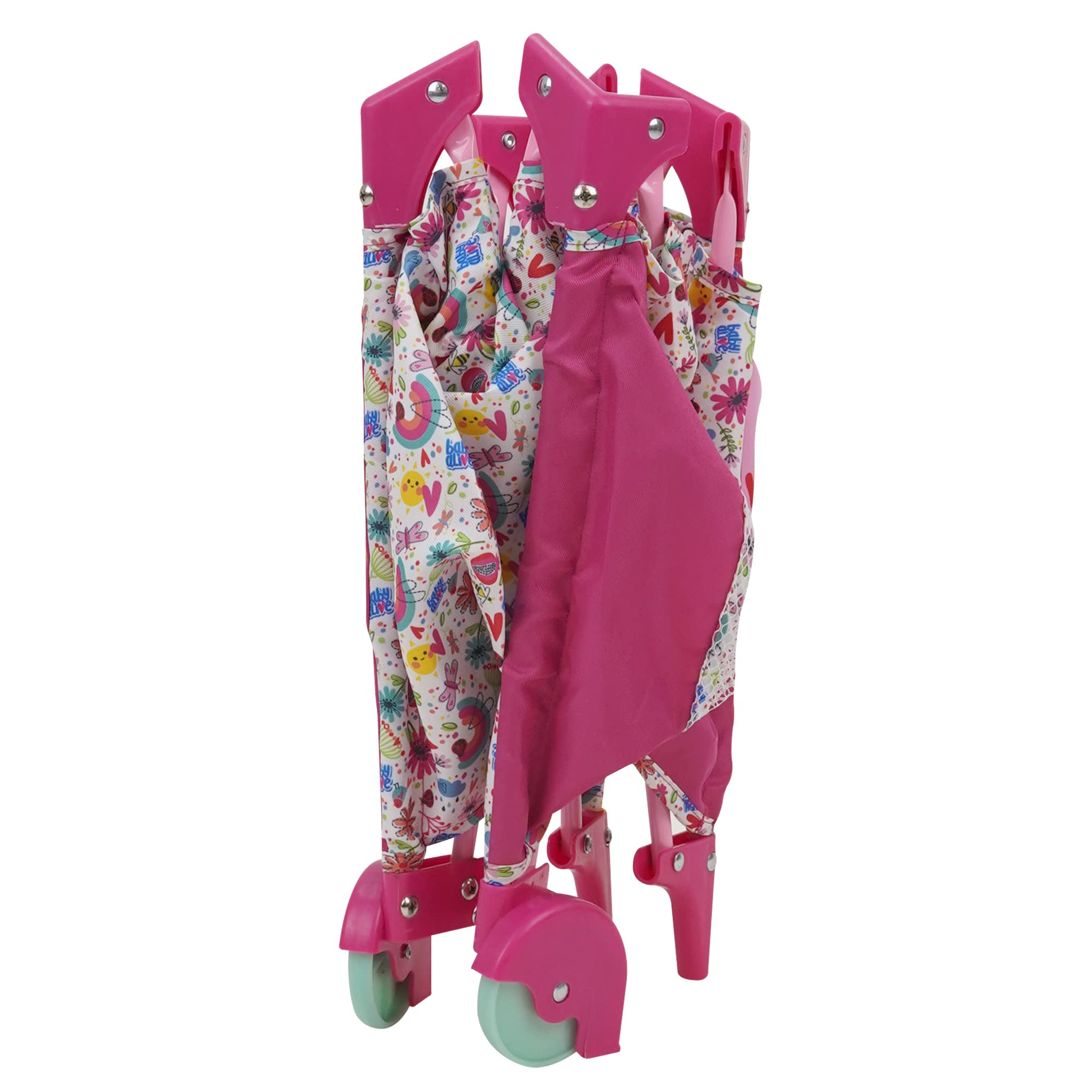Foto 2 | Cuna Play Yard Baby Alive Deluxe Pink Rainbow Para Muñecas  - Venta Internacional.