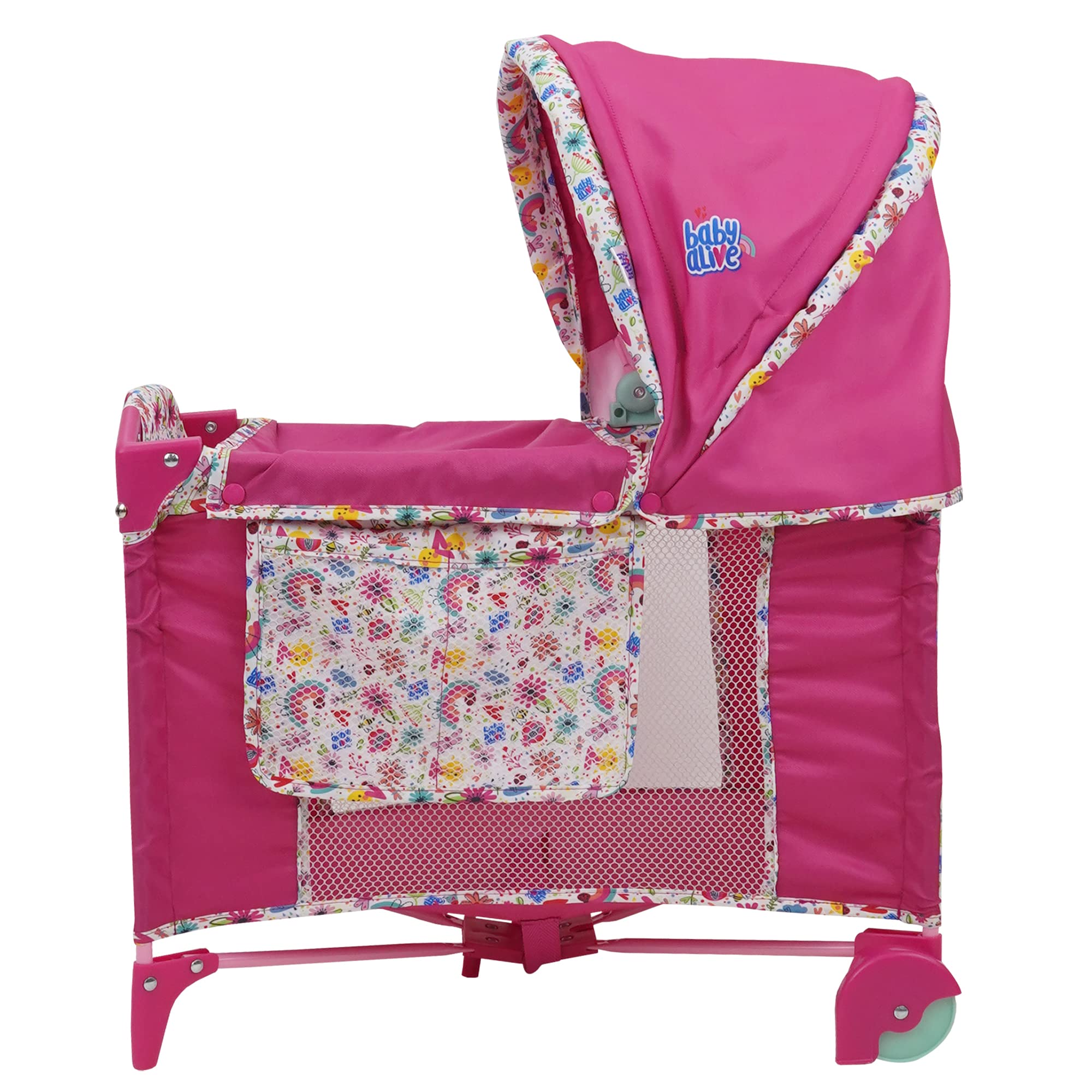 Foto 4 pulgar | Cuna Play Yard Baby Alive Deluxe Pink Rainbow Para Muñecas  - Venta Internacional.