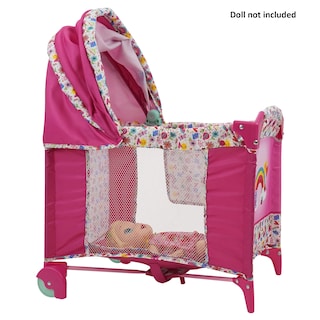 Foto 6 | Cuna Play Yard Baby Alive Deluxe Pink Rainbow Para Muñecas - Venta Internacional.