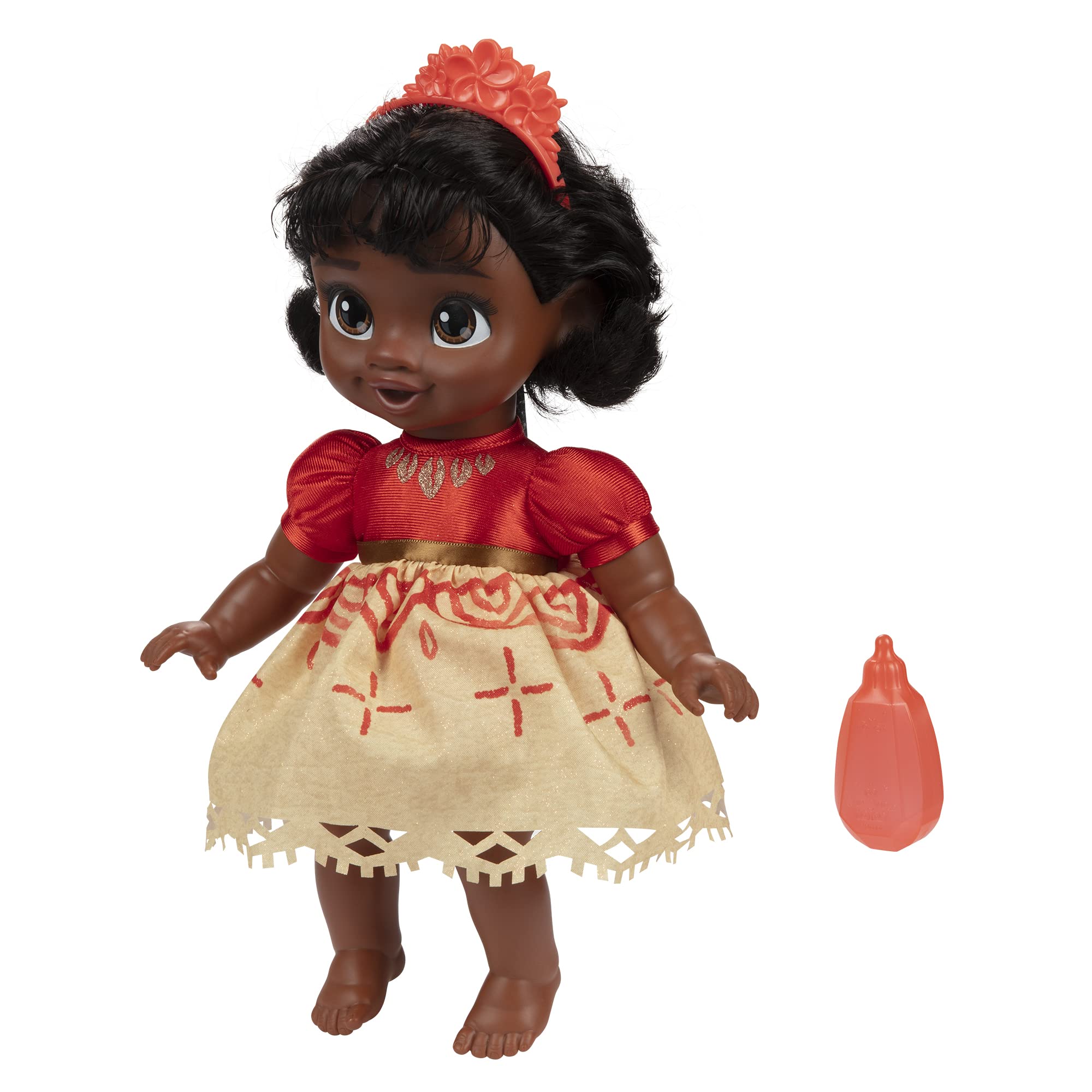 Foto 5 pulgar | Muñeca Princesa Moana De Disney Con Biberón Y Horquilla - Venta Internacional.