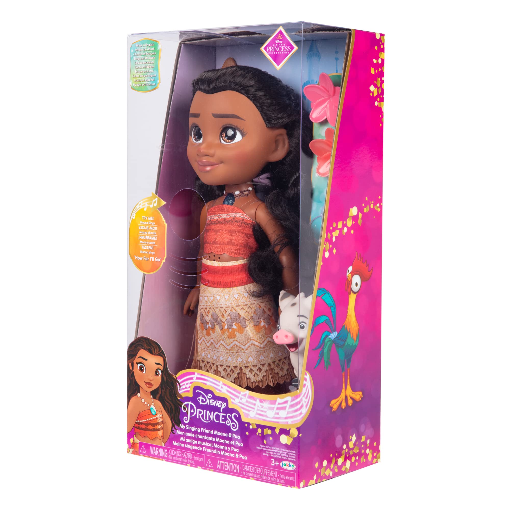 Foto 5 pulgar | Muñeca Disney Princess Moana My Singing Friend Moana - Venta Internacional