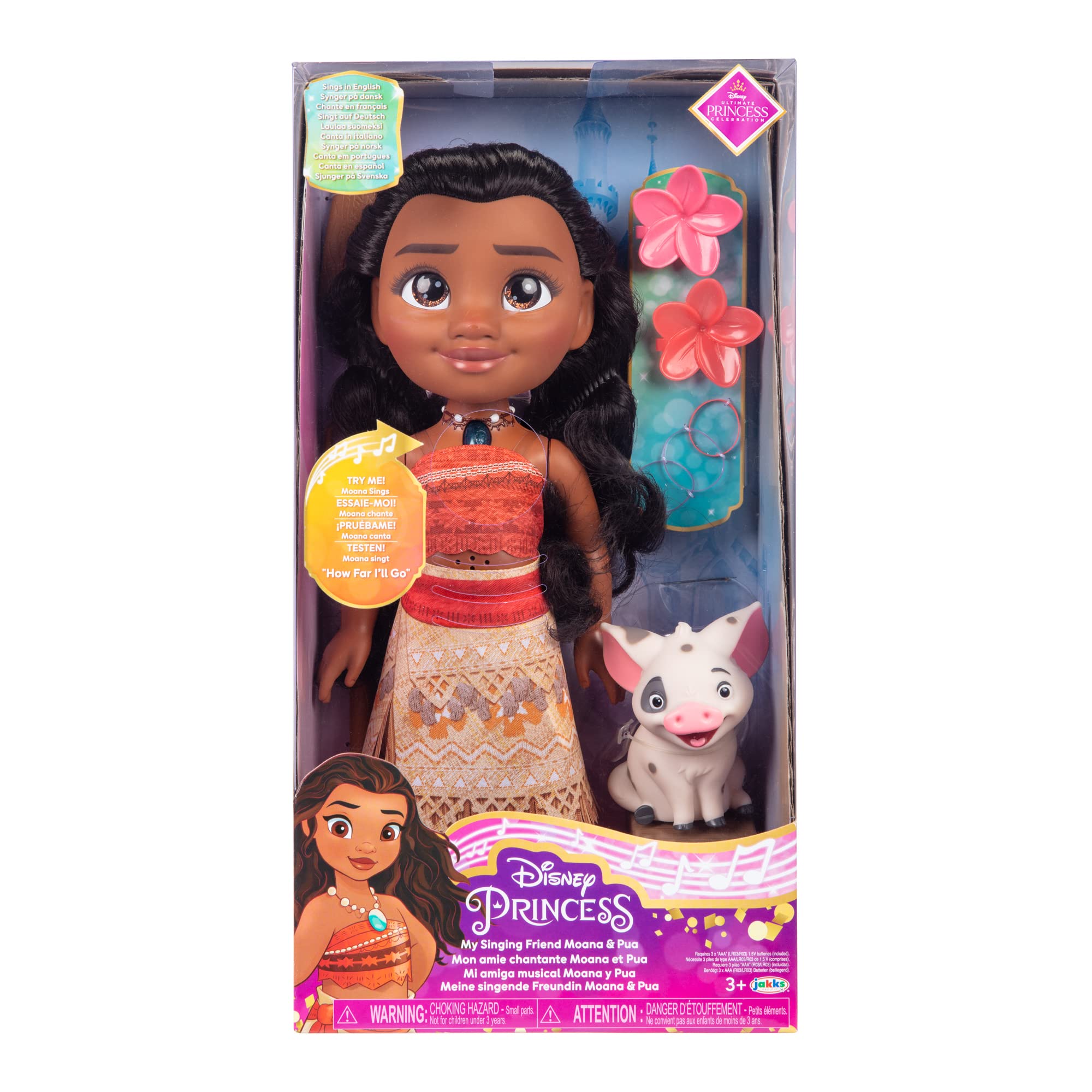 Foto 6 pulgar | Muñeca Disney Princess Moana My Singing Friend Moana - Venta Internacional