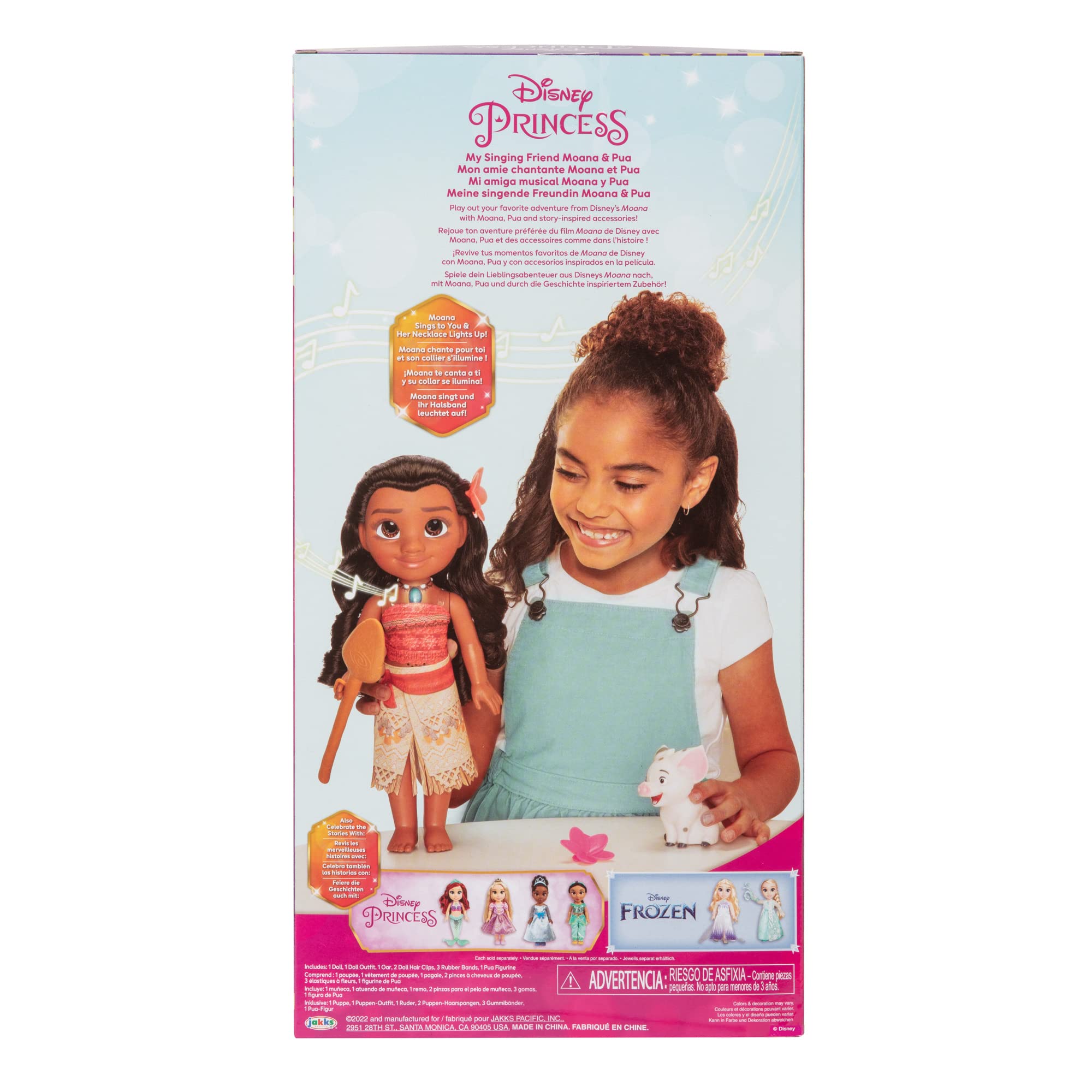 Foto 7 pulgar | Muñeca Disney Princess Moana My Singing Friend Moana - Venta Internacional