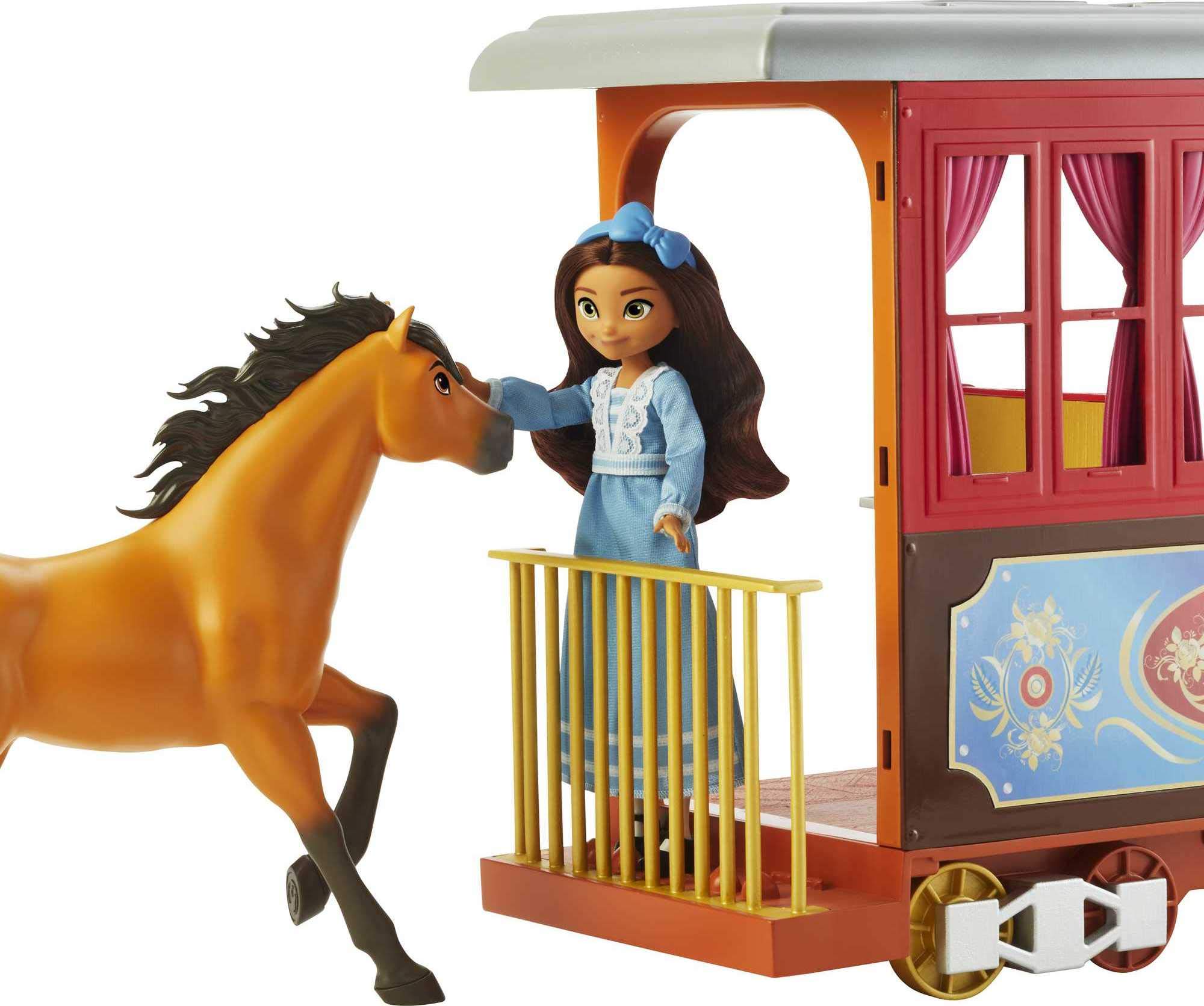 Foto 5 pulgar | Set de Juego Mattel Spirit Untamed Lucky's Train Home con Lucky Doll - Venta Internacional