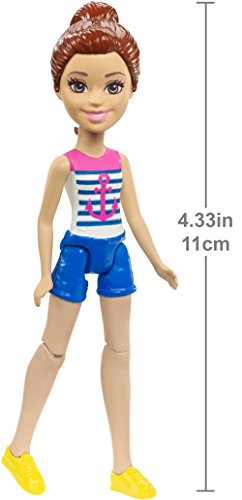 Foto 4 pulgar | Muñeca Barbie On The Go Sailor Fashion Doll - Venta Internacional