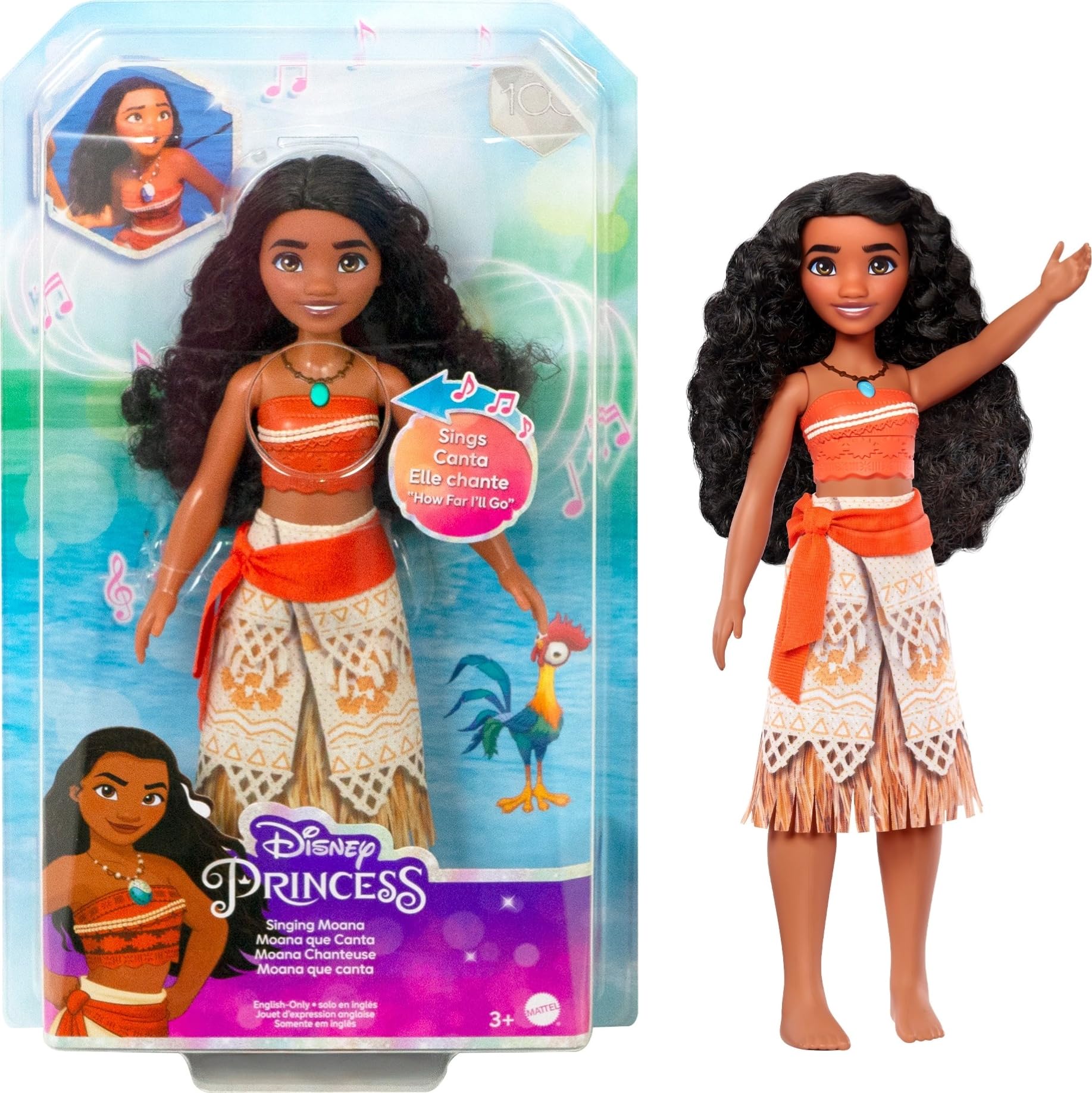 Muñeca Mattel Princesa Moana Disney - Venta Internacional