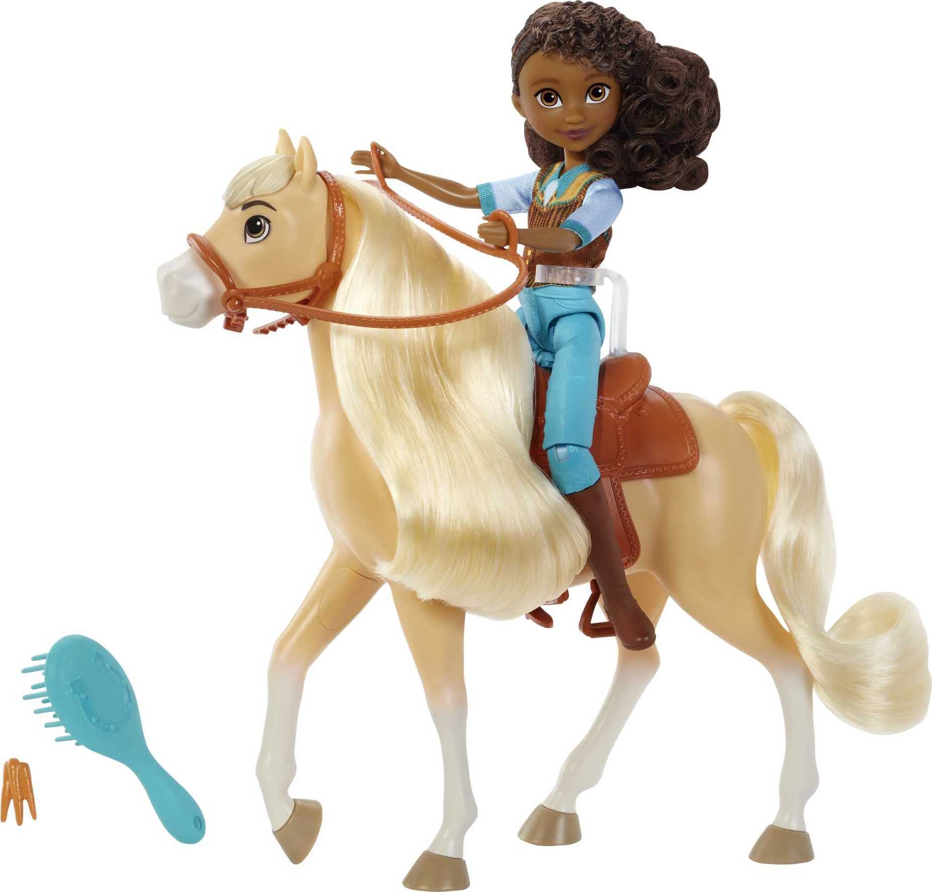 Foto 1 | Muñeca Spirit Pru con 7 Articulaciones Móviles Top A La Moda Y Caballo Chica Linda - Venta Internacional
