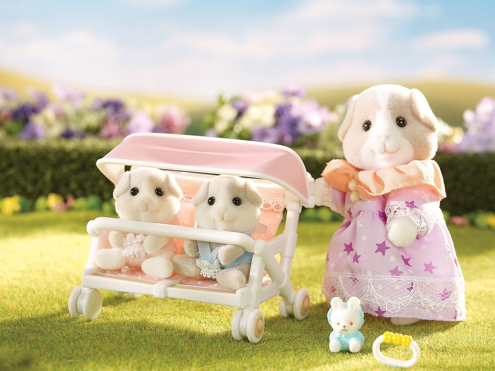 Foto 4 pulgar | Cochecito Calico Critters Patty & Paden con Conejillo de Indias Penny - Venta Internacional