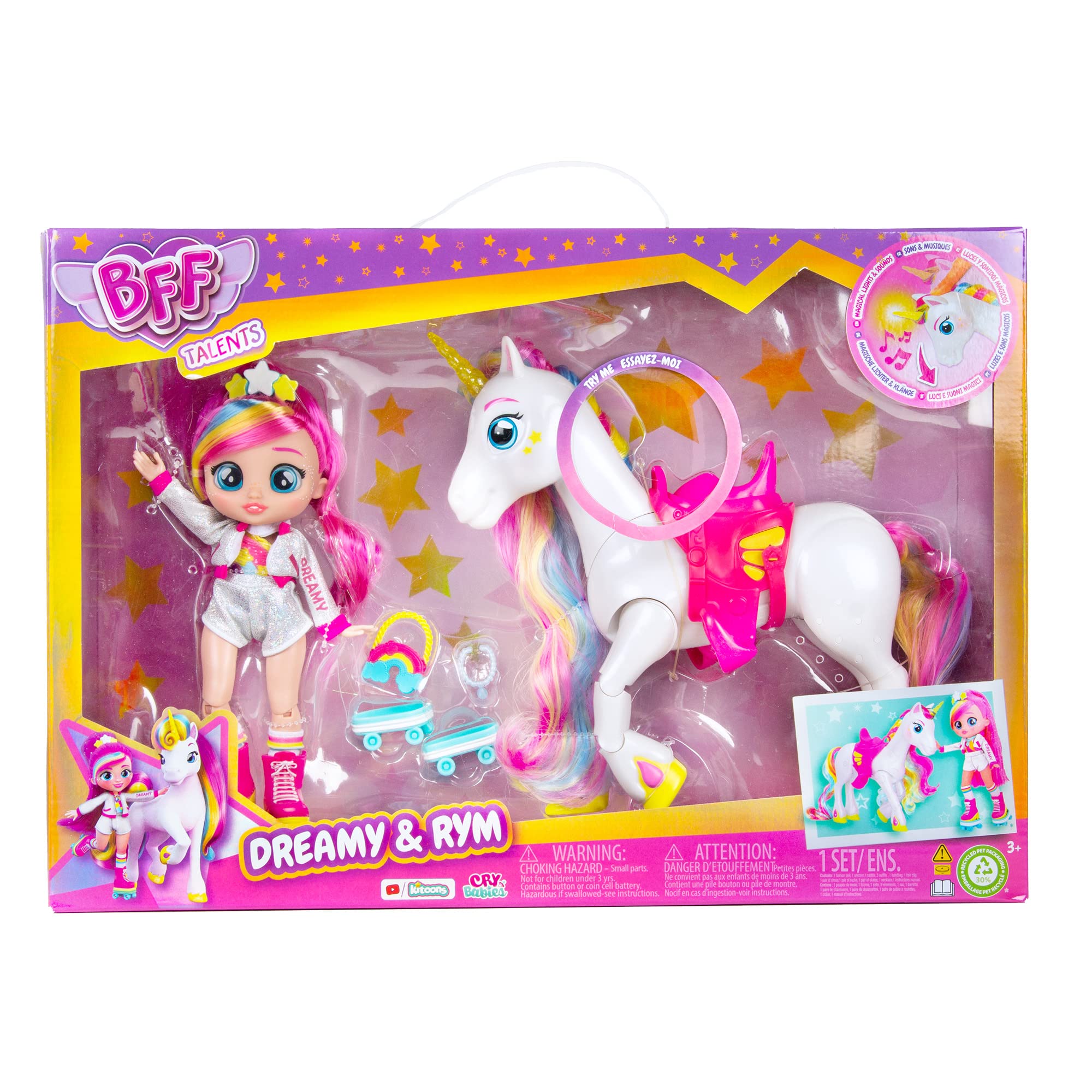 Foto 3 pulgar | Muñeca Fashion Cry Babies Bff Dreamy & Rym - Venta Internacional