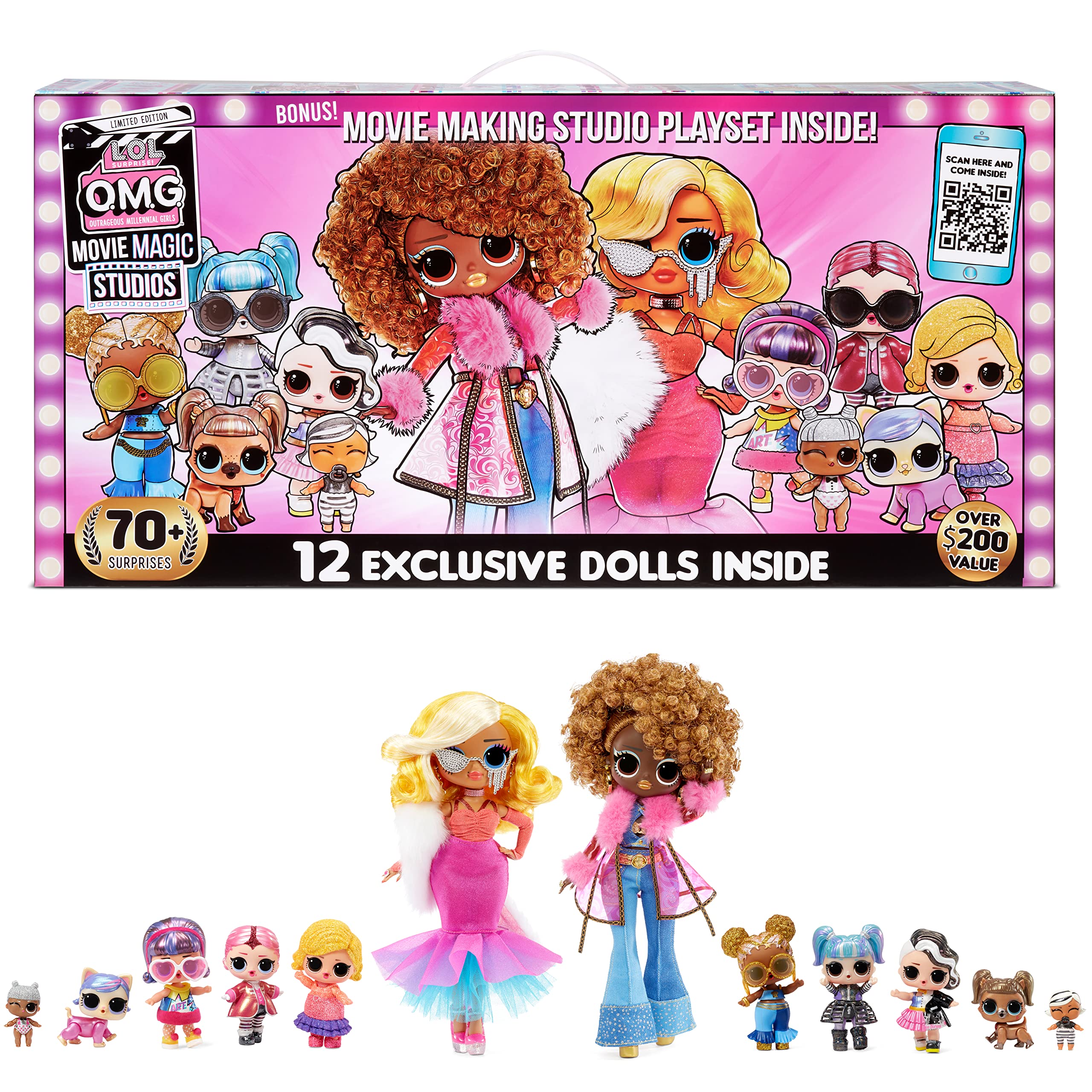 Foto 1 | Set de Muñecas Sorpresa Movie Magic Studios De Lol Surprise Omg  - Venta Internacional.