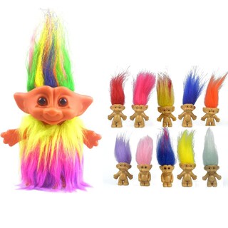 Foto 1 | Set De Muñecas Troll Vintage Yintlilocn PVC Para Niños Y Fiestas - Venta Internacional.