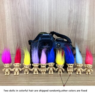 Foto 4 | Set De Muñecas Troll Vintage Yintlilocn PVC Para Niños Y Fiestas - Venta Internacional.