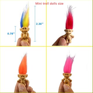 Foto 5 | Set De Muñecas Troll Vintage Yintlilocn PVC Para Niños Y Fiestas - Venta Internacional.