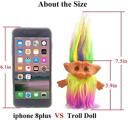 Foto 7 pulgar | Set De Muñecas Troll Vintage Yintlilocn PVC Para Niños Y Fiestas - Venta Internacional.