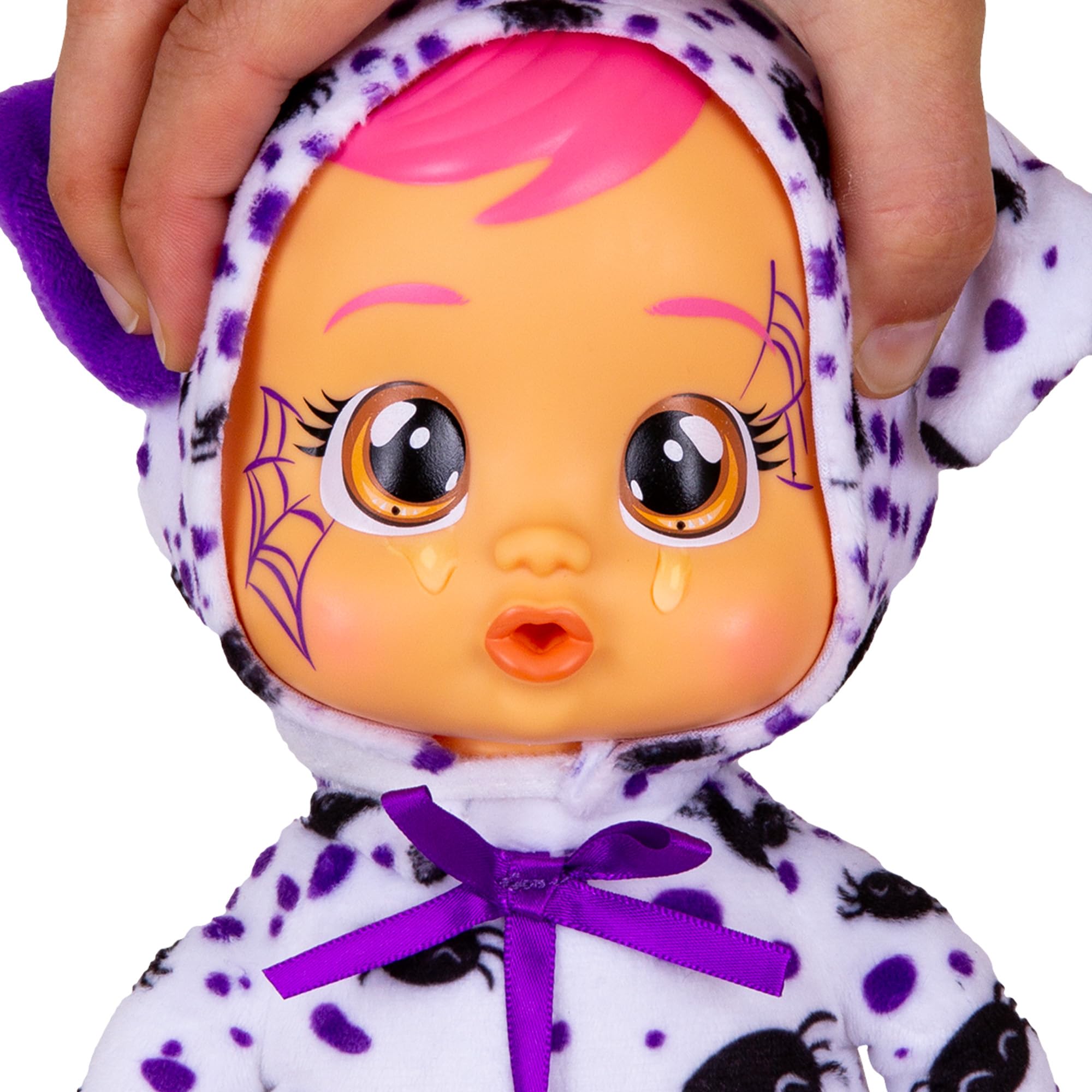 Foto 3 pulgar | Doll Cry Babies Tiny Cuddles Halloween Dotty con Pijama - Venta Internacional