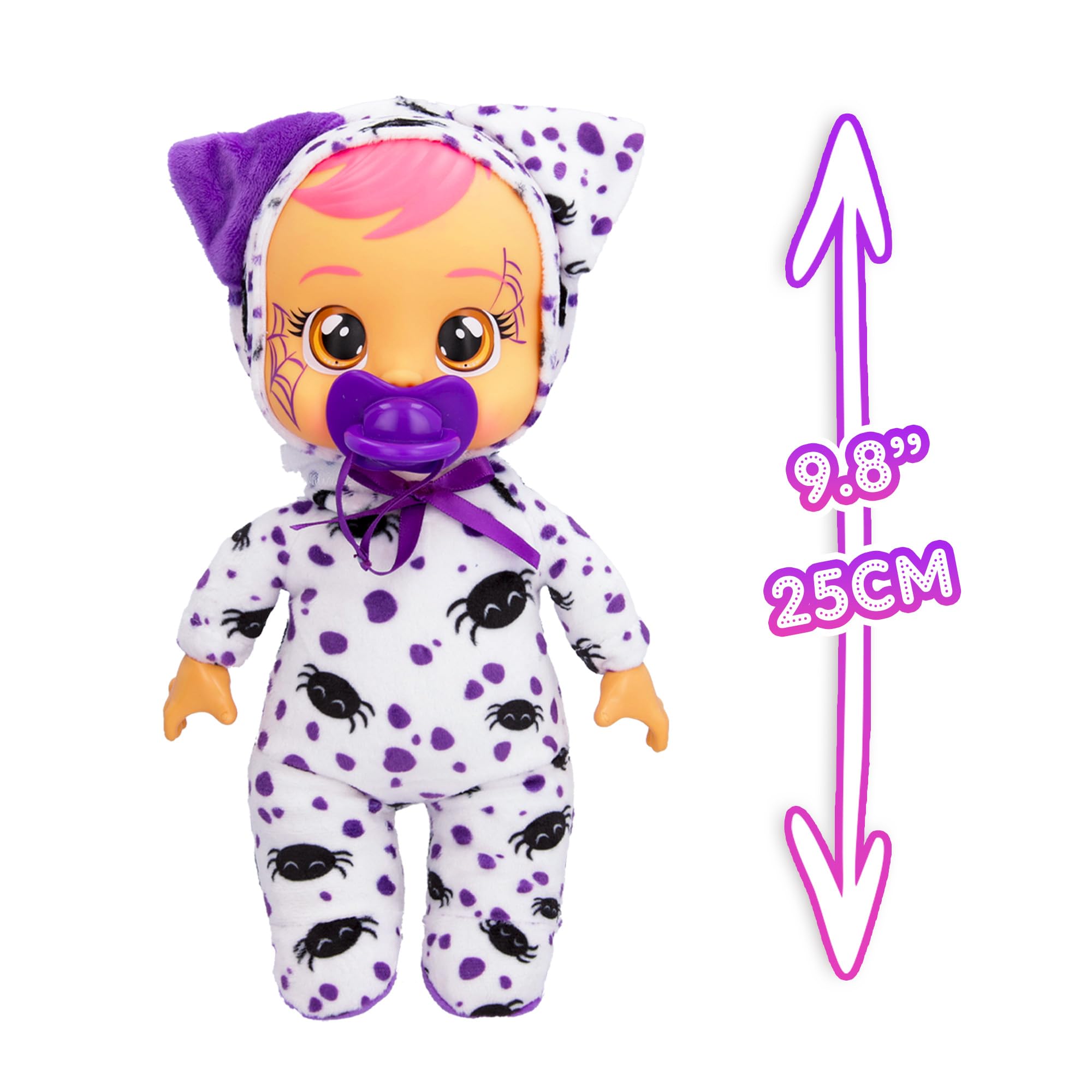 Foto 6 pulgar | Doll Cry Babies Tiny Cuddles Halloween Dotty con Pijama - Venta Internacional