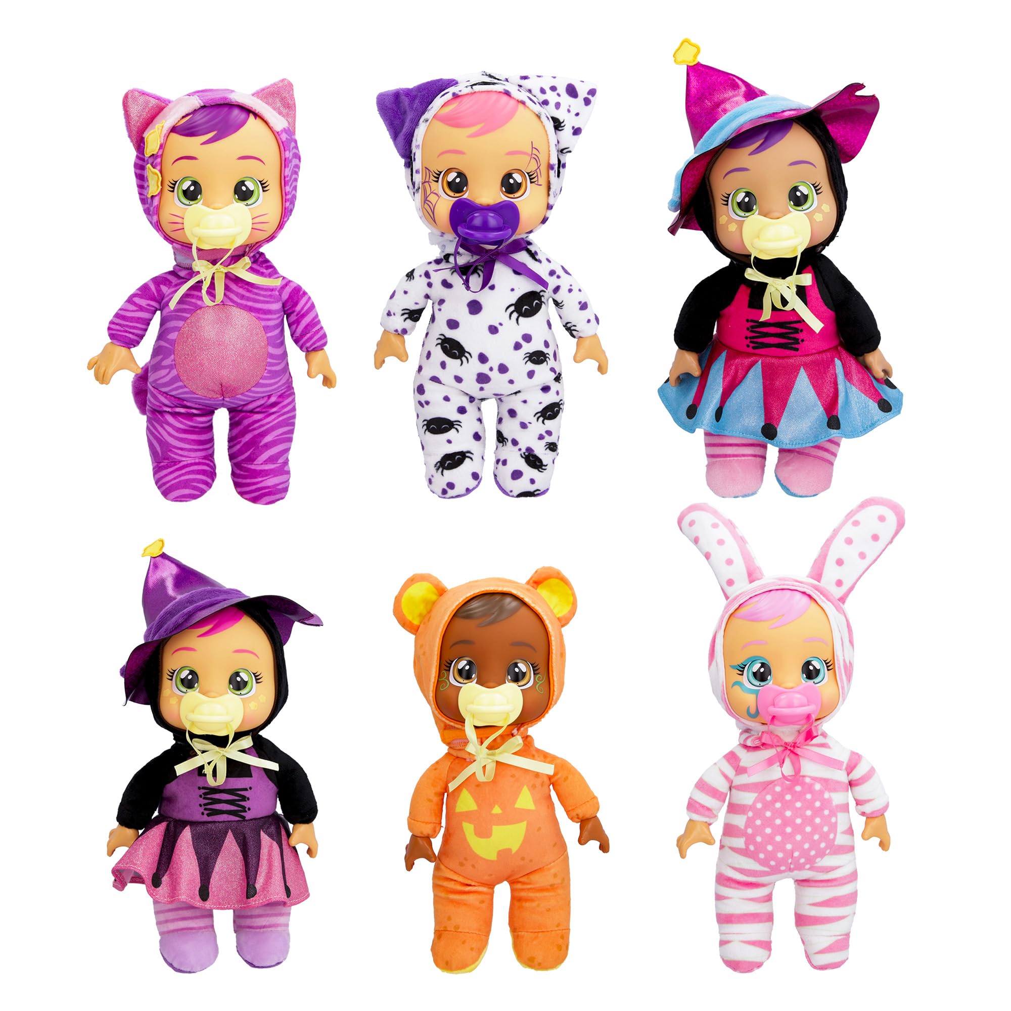 Foto 7 pulgar | Doll Cry Babies Tiny Cuddles Halloween Dotty con Pijama - Venta Internacional