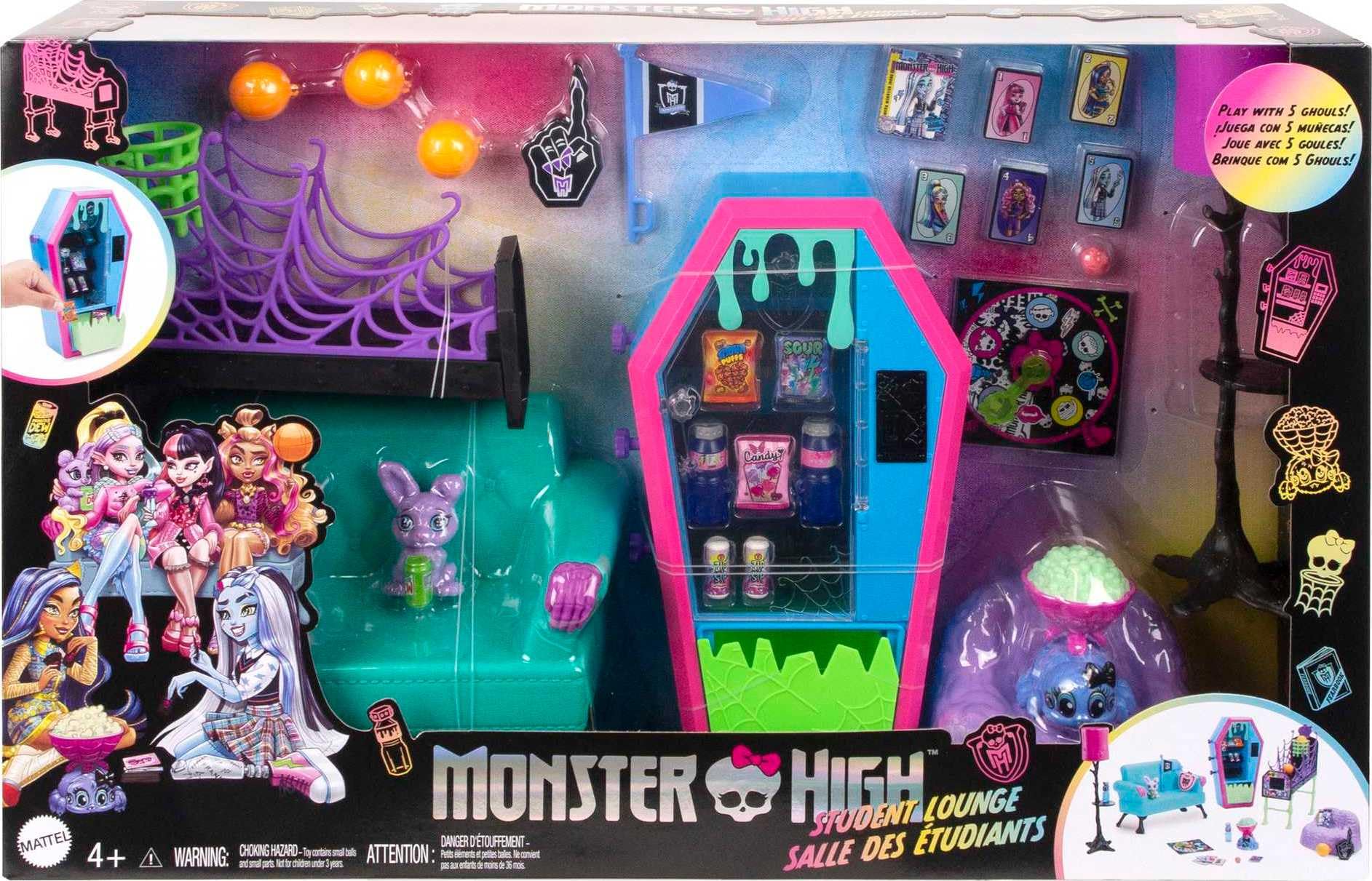 Foto 7 pulgar | Sala de Estudiantes Playset Monster High - Venta Internacional
