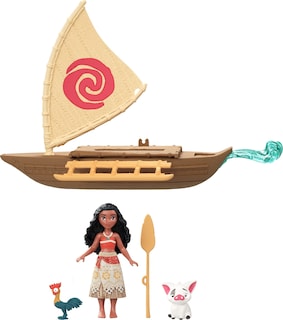 Foto 6 | Muñeca Mattel Disney Princess Moana con Barco - Venta Internacional