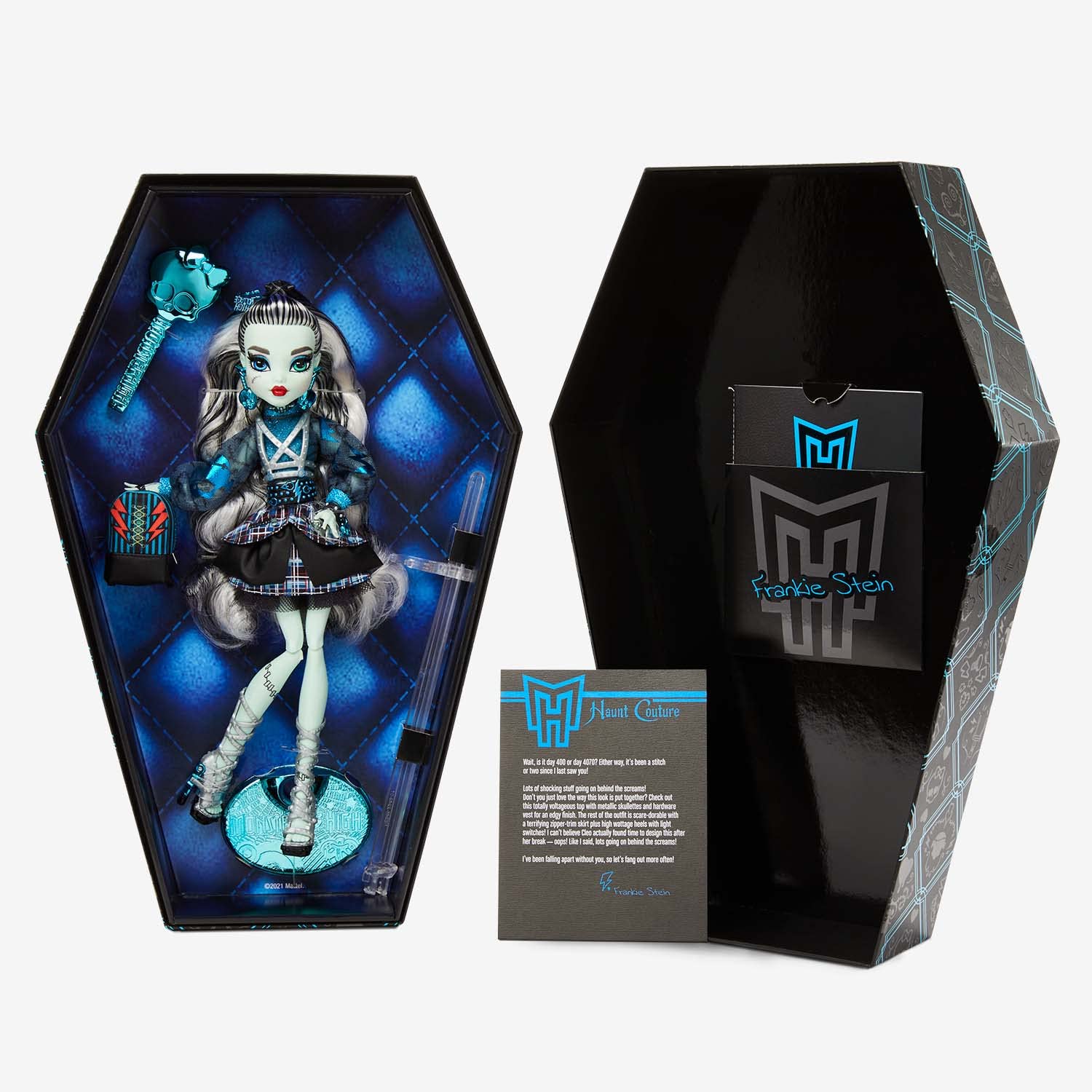 Foto 4 pulgar | Muñeca Monster High Haunt Couture Frankie Stein con Articulación - Venta Internacional