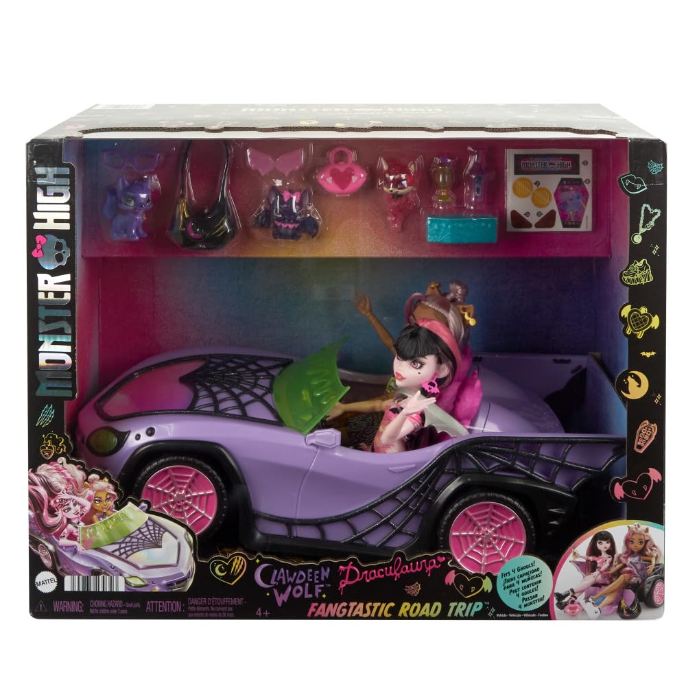 Foto 7 pulgar | Vehículo Playset Monster High Travel Club Con 2 Muñecas  - Venta Internacional.