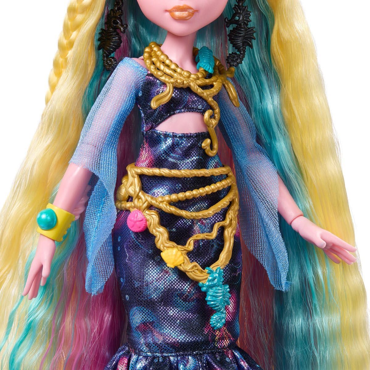Foto 4 pulgar | Muñeca Monster High Fan-sea Lagoona Blue Entertainment Earth - Venta Internacional