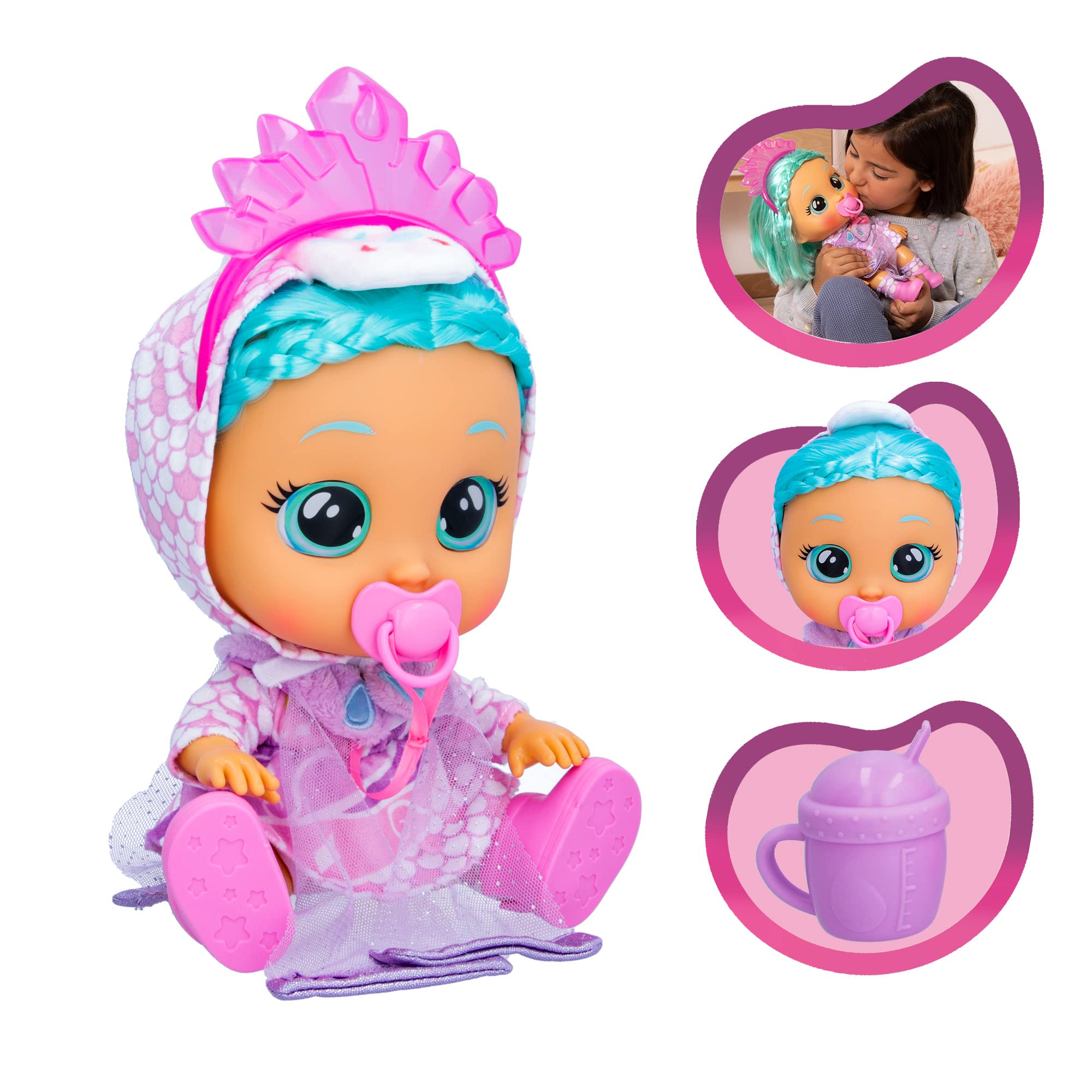 Foto 7 pulgar | Muñeca Cry Babies Magic Tears Princess Elodie- Venta Internacional