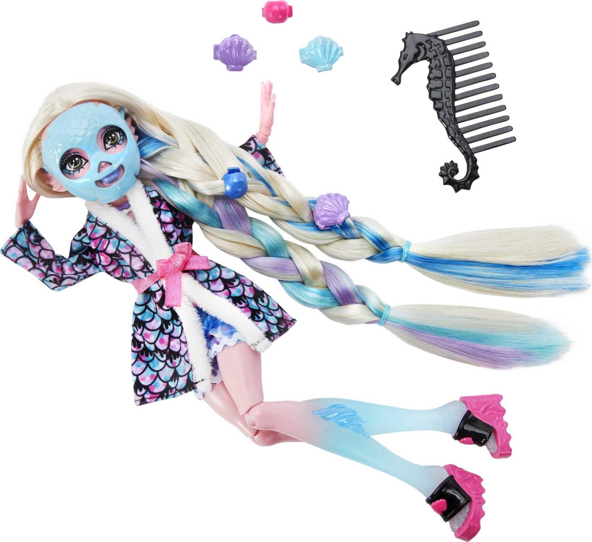 Foto 6 pulgar | Doll Monster High Lagoona Blue Spa Day Con Accesorios - Venta Internacional