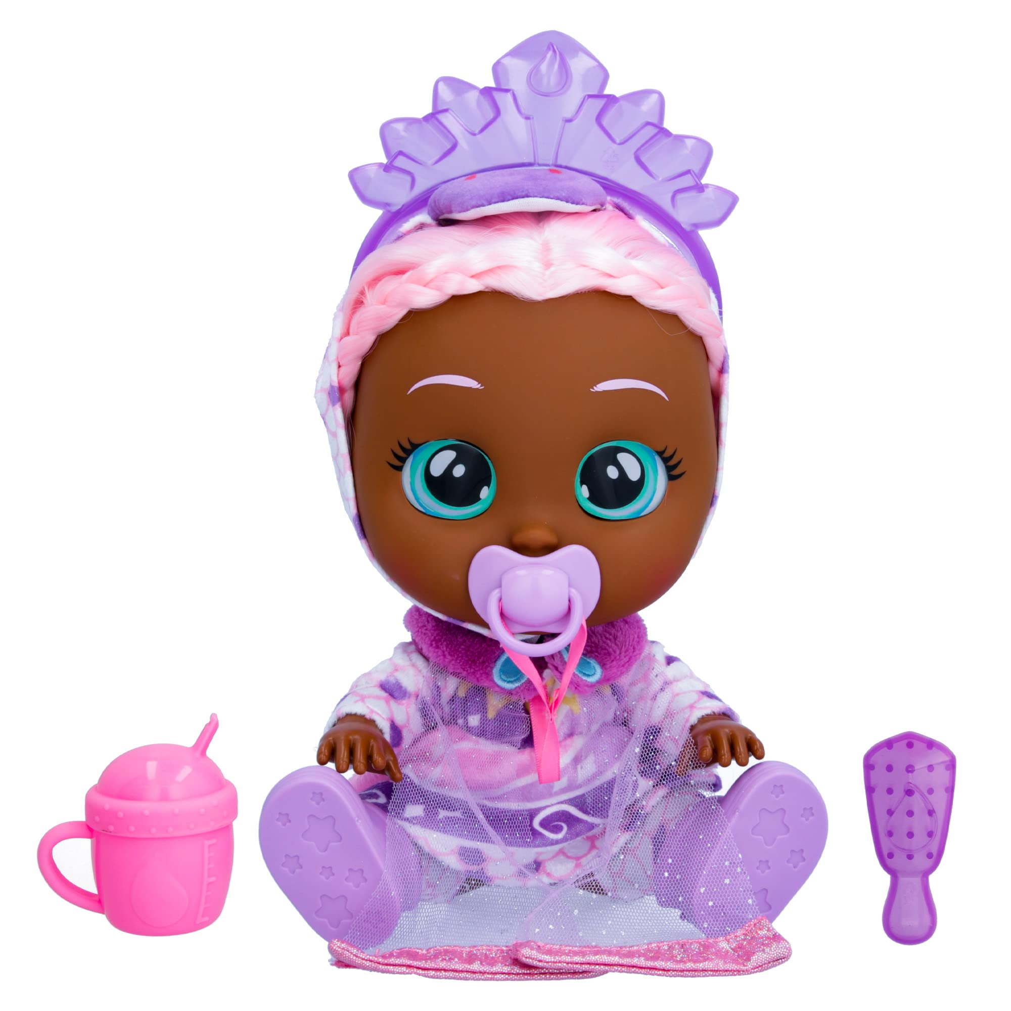 Foto 2 pulgar | Muñeca Cry Babies Kiss Me Princess Ivy con Mejillas Ruborizadas - Venta Internacional