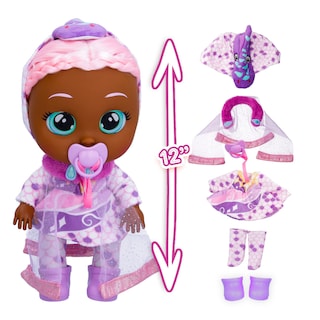 Foto 3 | Muñeca Cry Babies Kiss Me Princess Ivy con Mejillas Ruborizadas - Venta Internacional