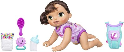Foto 1 | Muñeca Baby Alive Baby Go Bye Bye Brunette Con Accesorios - Venta Internacional