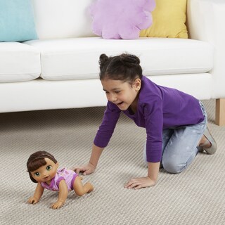 Foto 4 | Muñeca Baby Alive Baby Go Bye Bye Brunette Con Accesorios - Venta Internacional