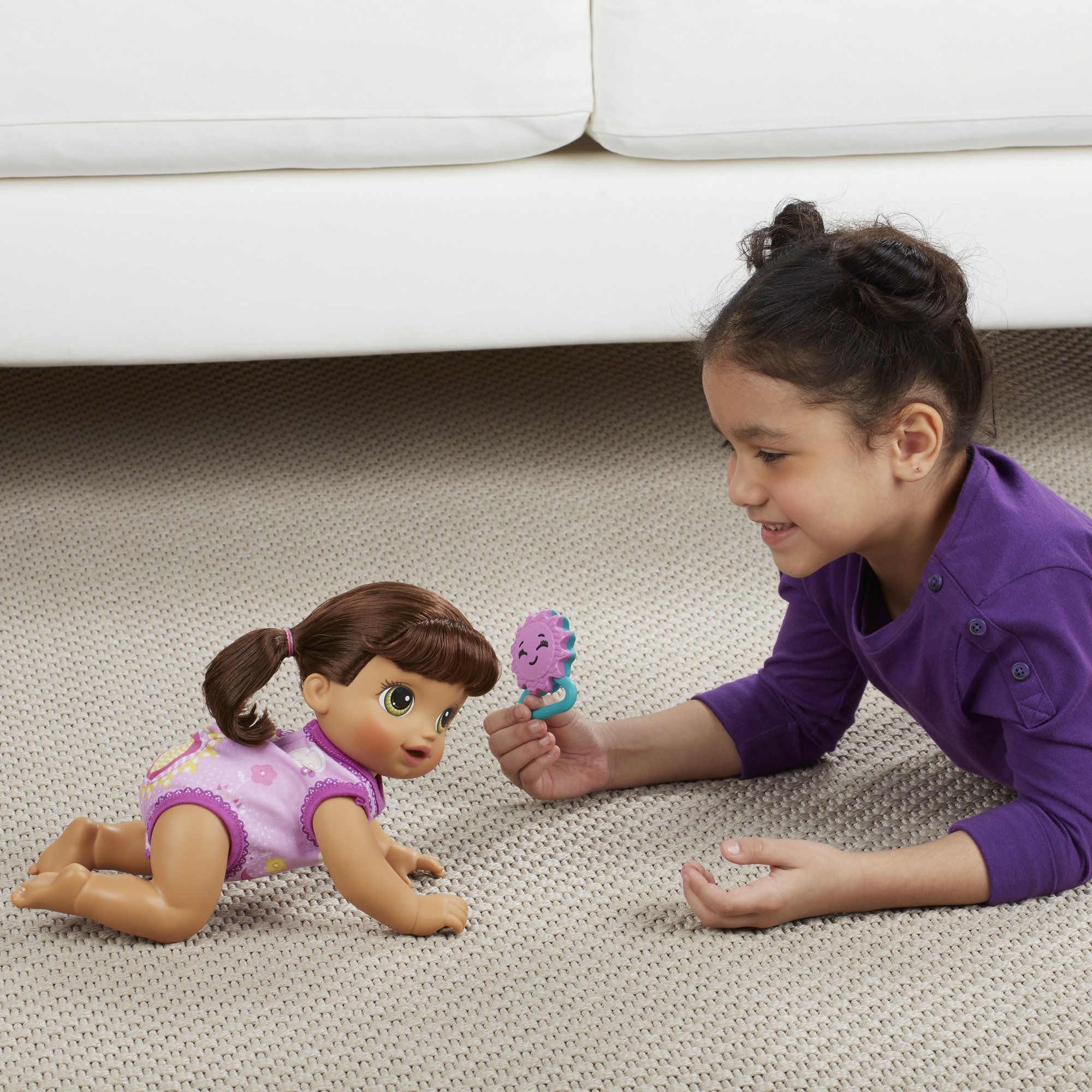 Foto 6 pulgar | Muñeca Baby Alive Baby Go Bye Bye Brunette Con Accesorios - Venta Internacional