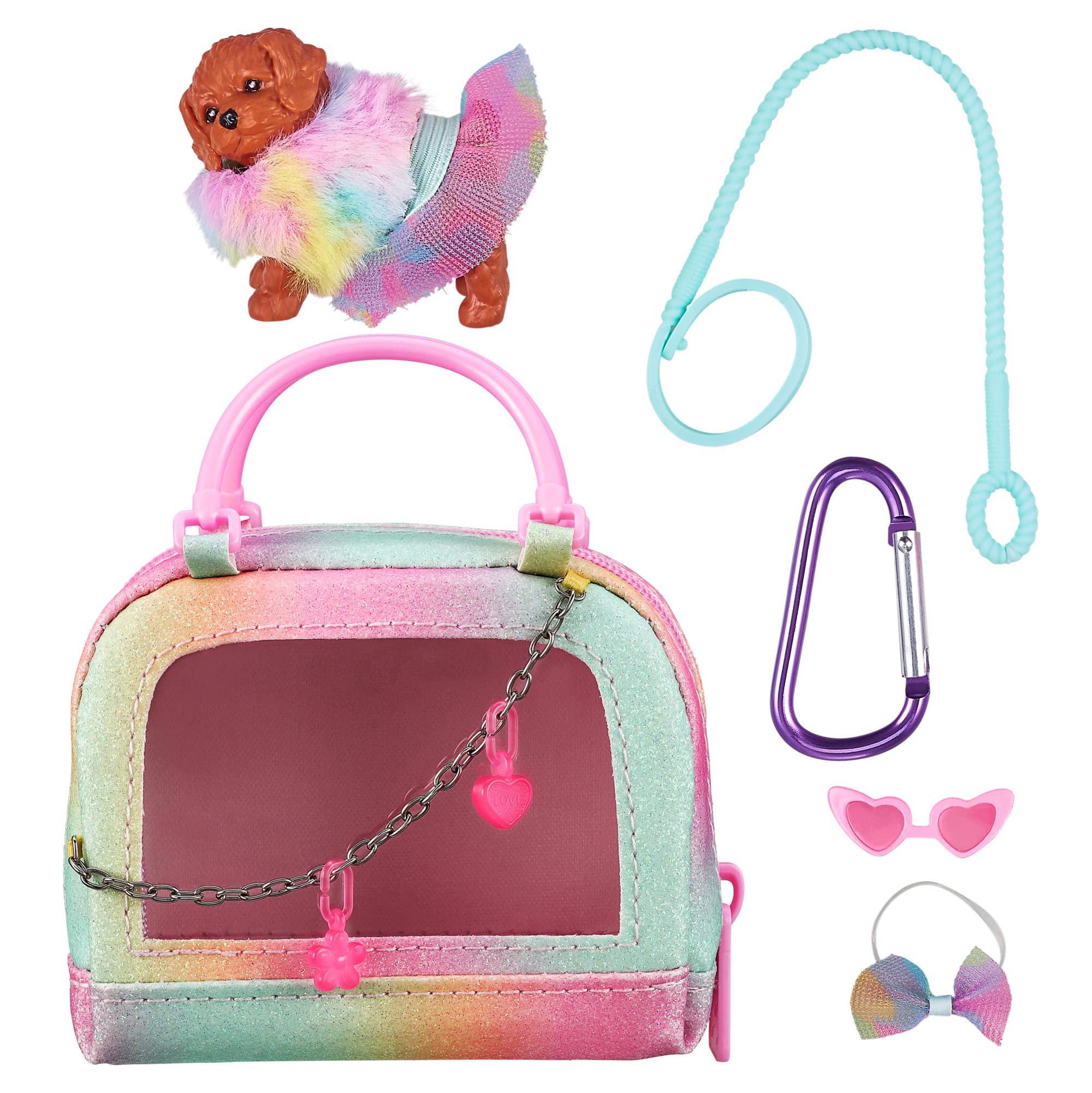 Trasportín Coleccionable para Microcachorros con 1 Microcachorro y 5 Sorpresas - Venta Internacional