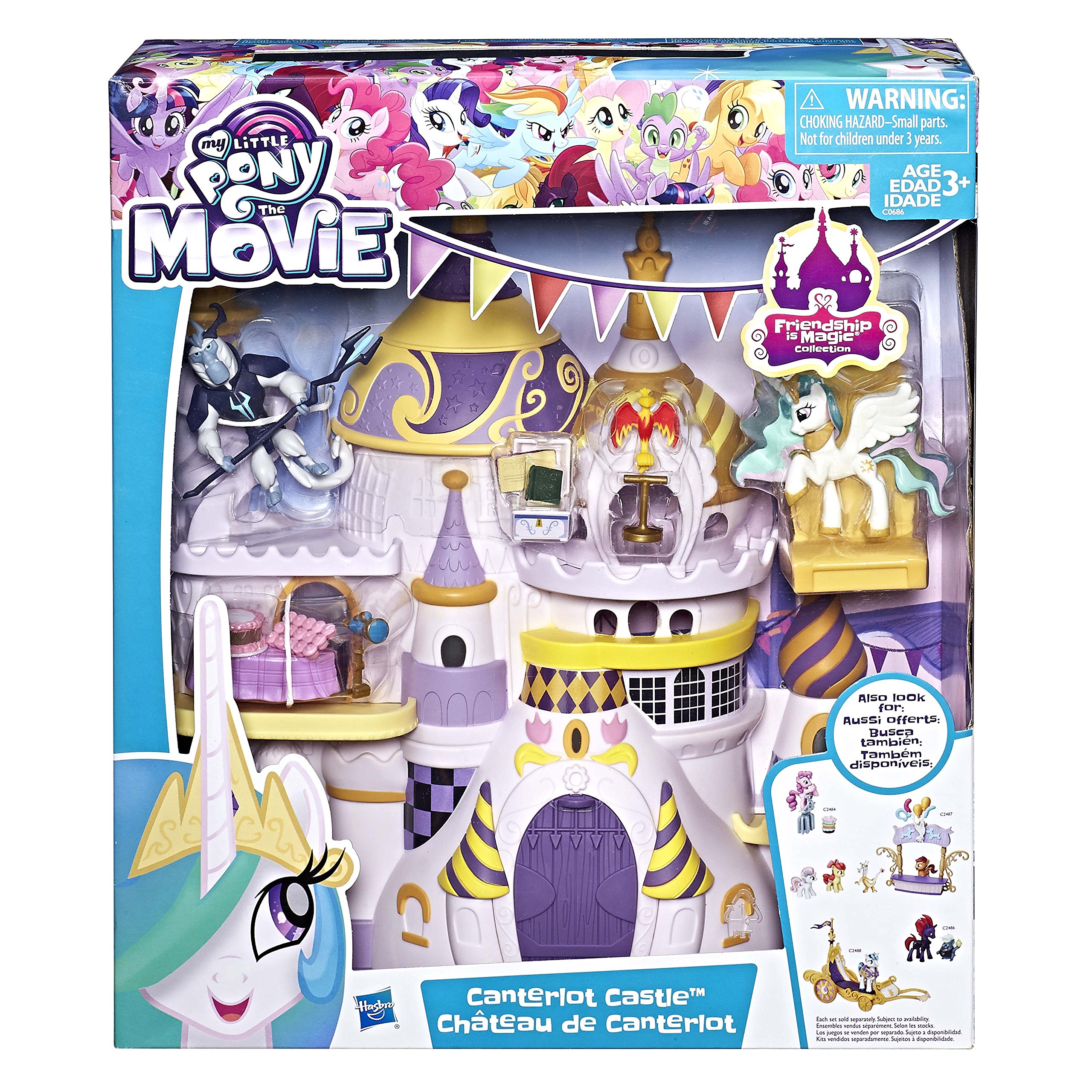 Foto 3 pulgar | Set de Juego My Little Pony: La Amistad Es Mágica | El Castillo De Canterlot - Venta Internacional